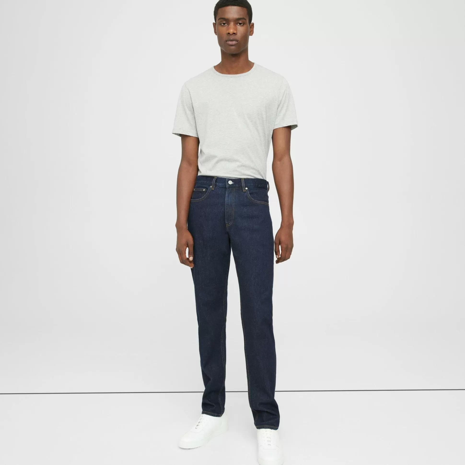 Theory Athletic Fit Jean In Stretch Denim-Men Pants