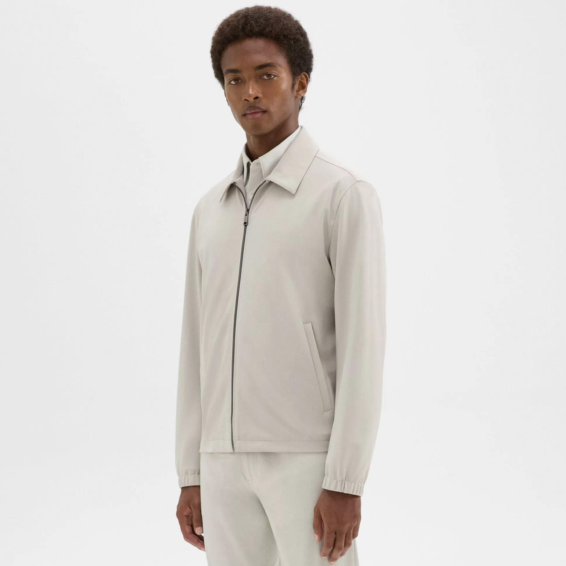 Theory Brody Jacket In Precision Ponte-Men Outerwear | Blazers + Jackets