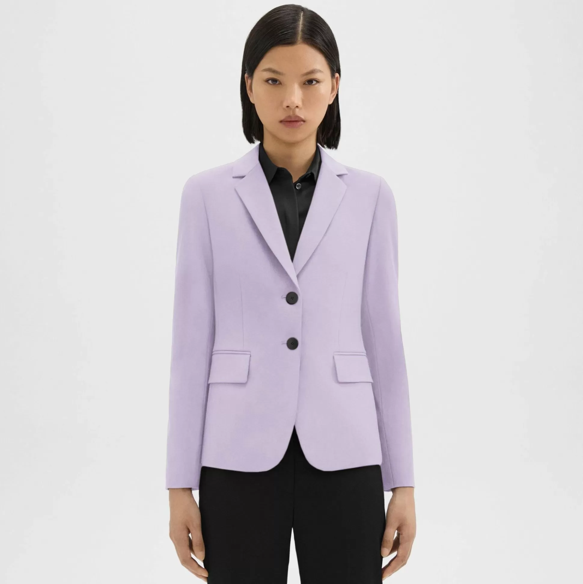 Theory Carissa Blazer In Good Wool-Women Suits | Blazers + Jackets