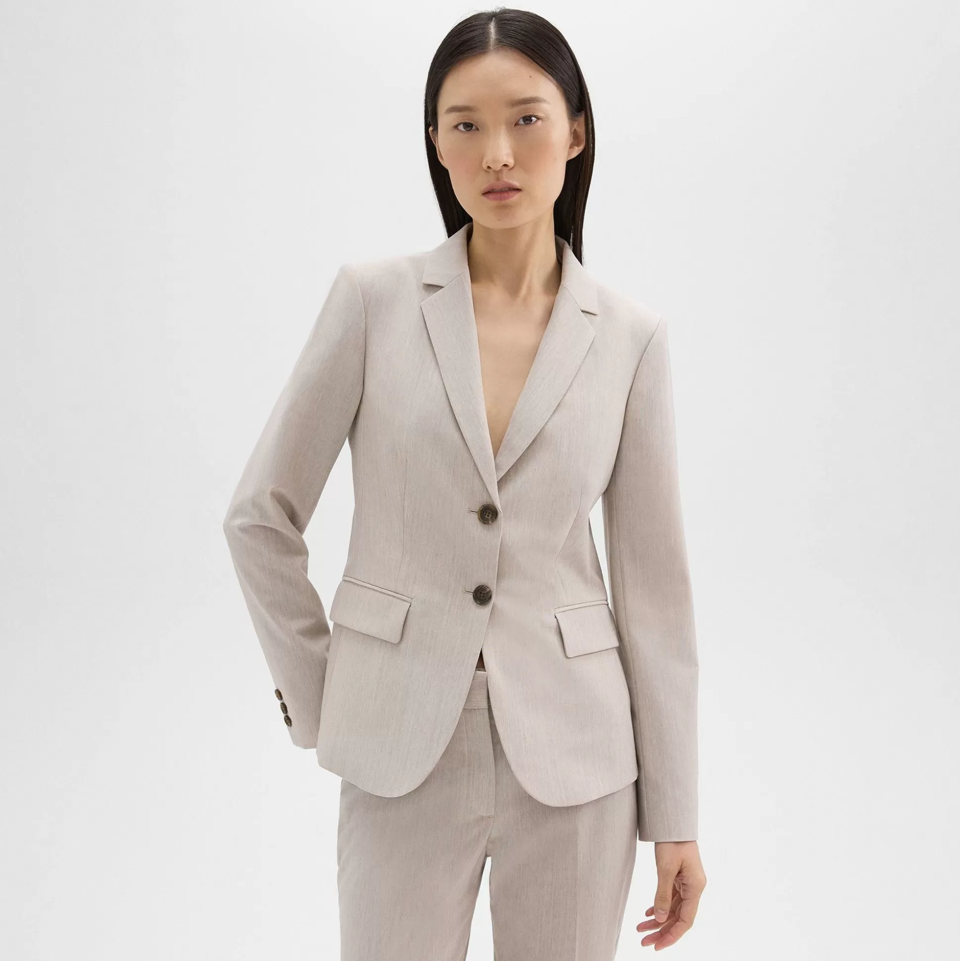 Theory Carissa Blazer In Good Wool-Women Suits | Blazers + Jackets