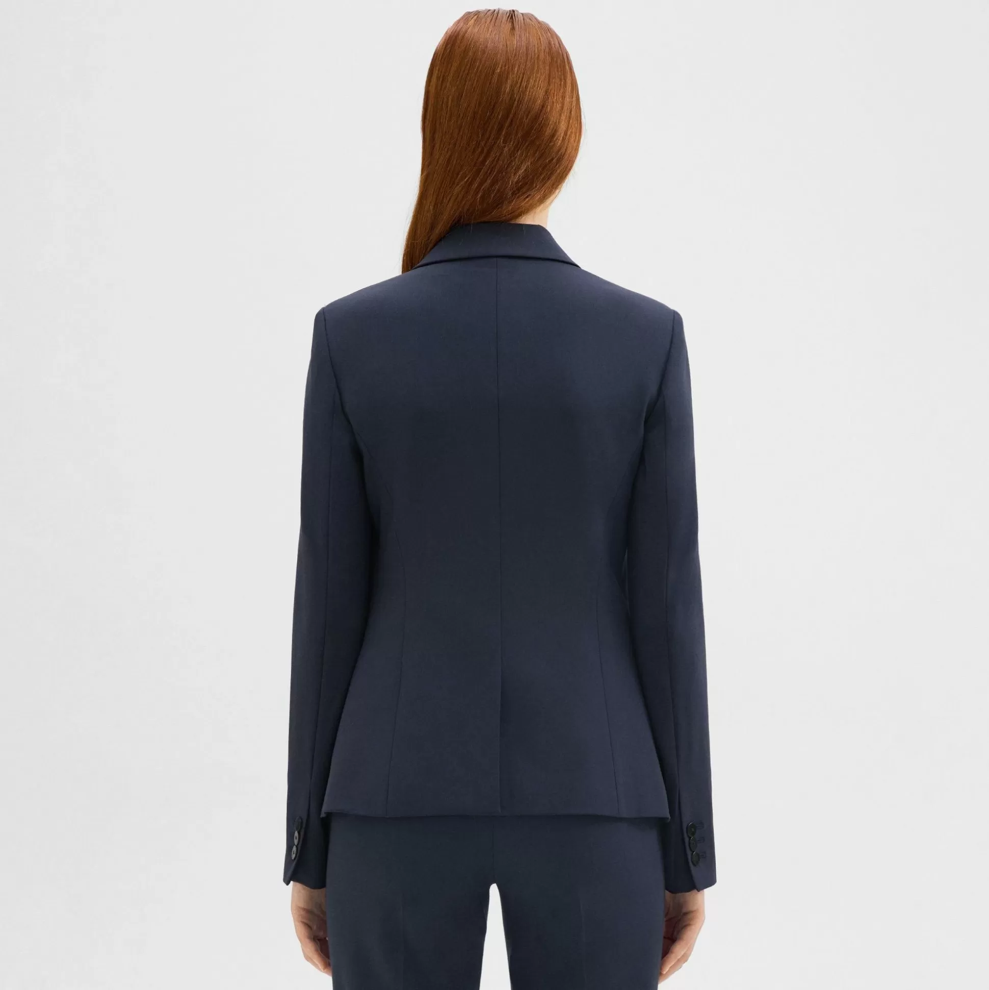 Theory Carissa Blazer In Good Wool-Women Blazers + Jackets | Suits