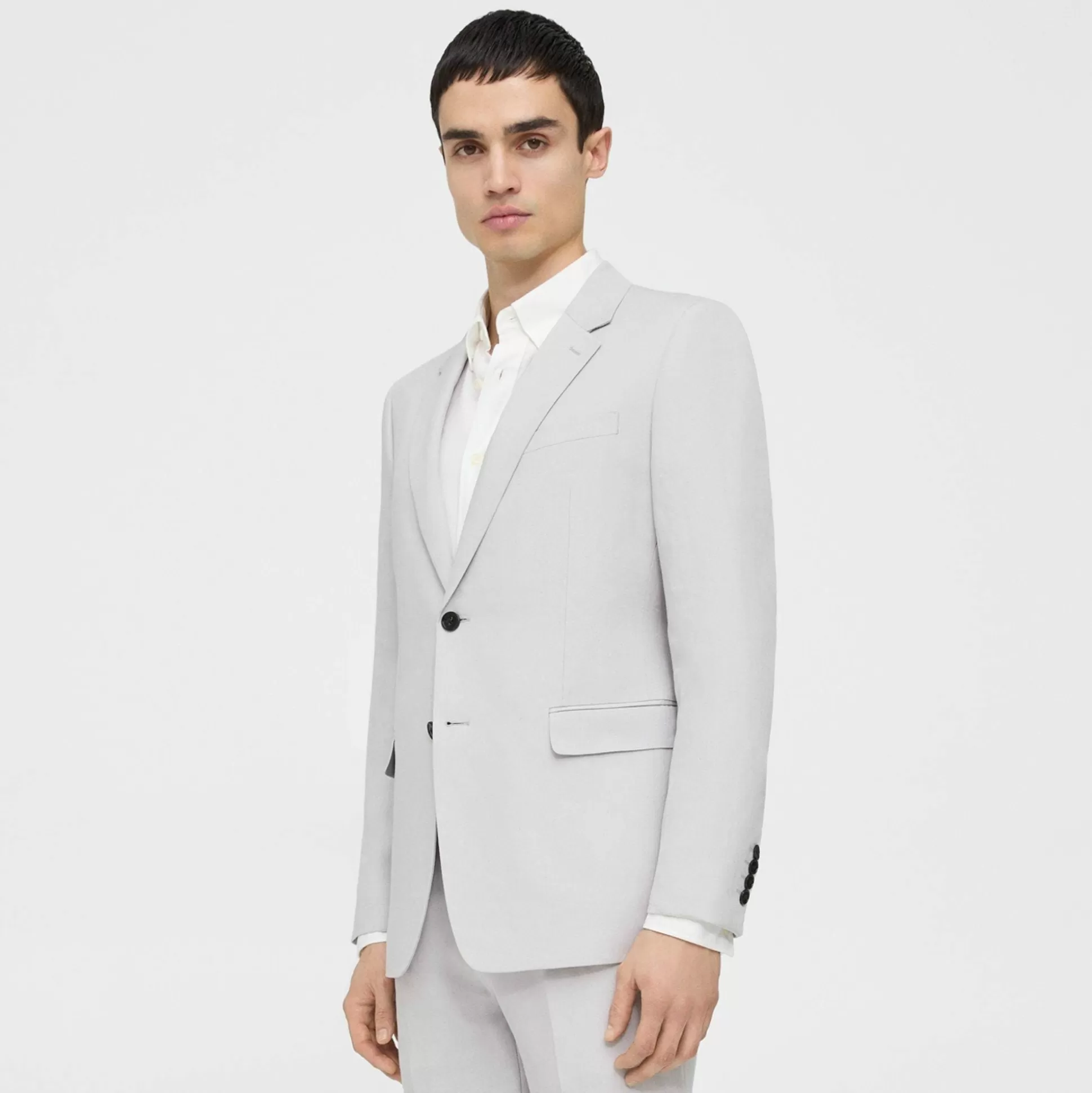 Theory Chambers Blazer In Galena Linen-Men Suits | Blazers + Jackets