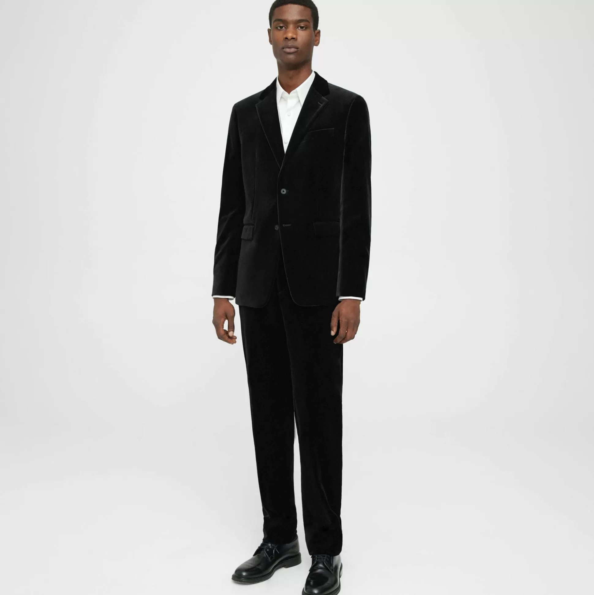 Theory Chambers Blazer In Stretch Velvet-Men Suits | Blazers + Jackets