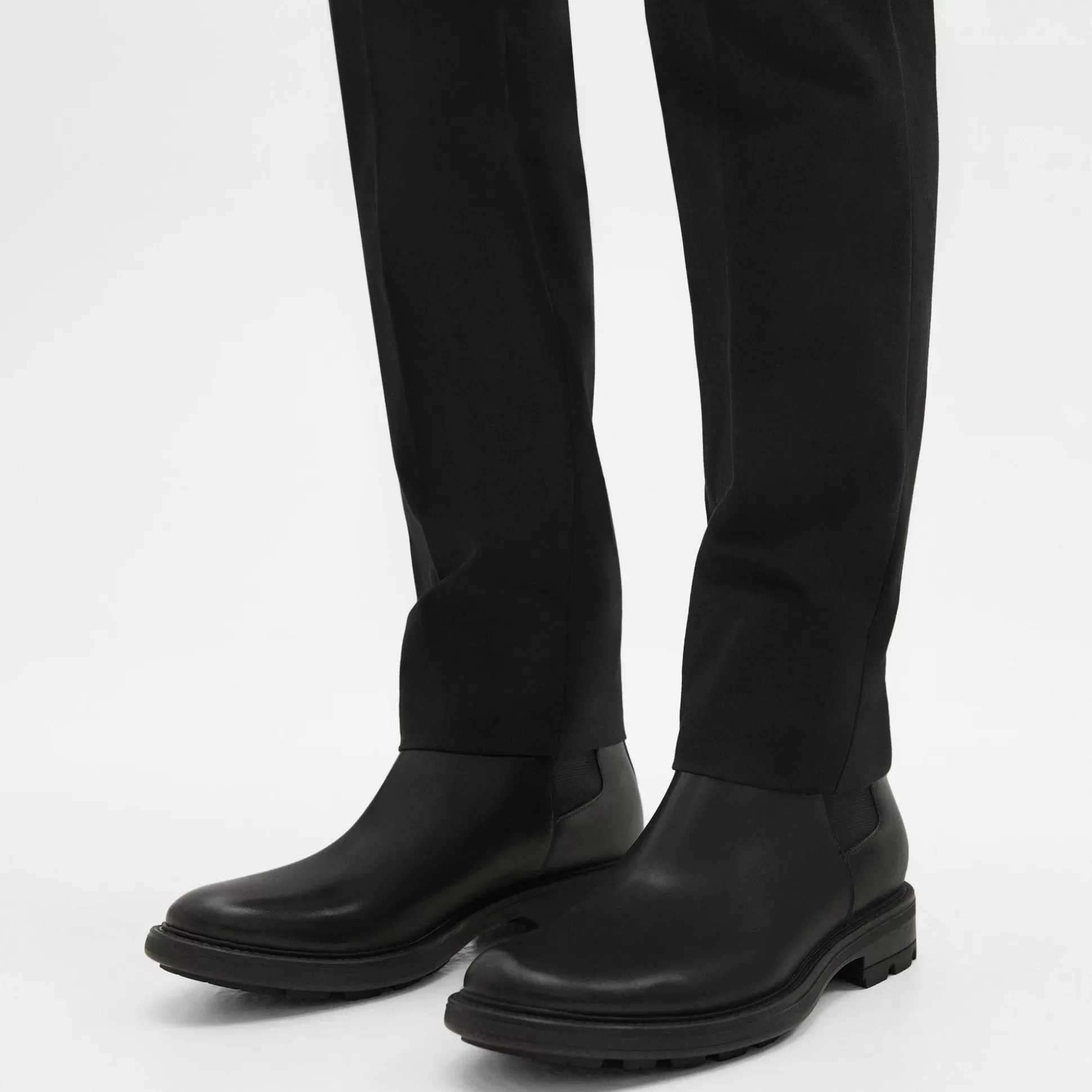 Theory Chelsea Boot In Leather-Men Accessories