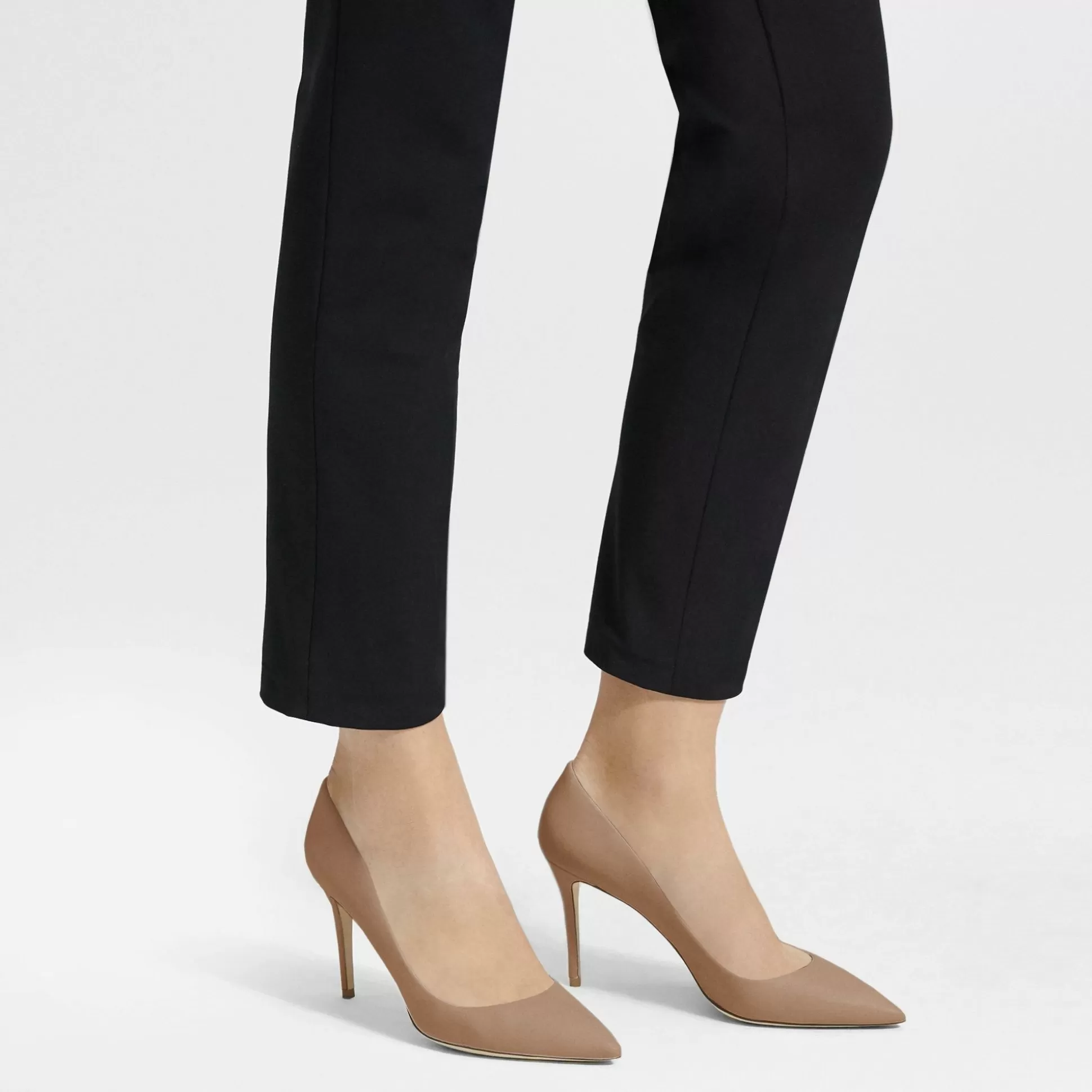 Theory City Pump In Leather-Women Shoes