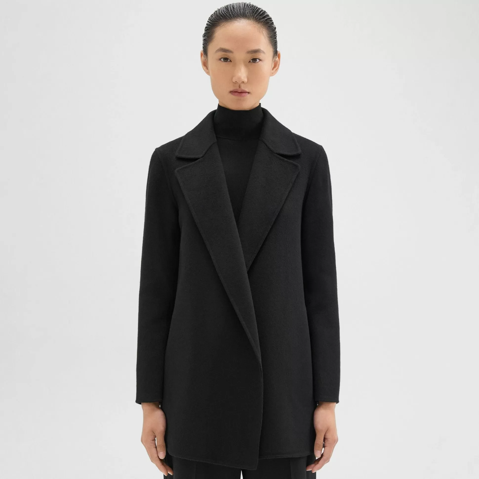 Theory Clairene Jacket In Double-Face Wool-Cashmere-Women Outerwear