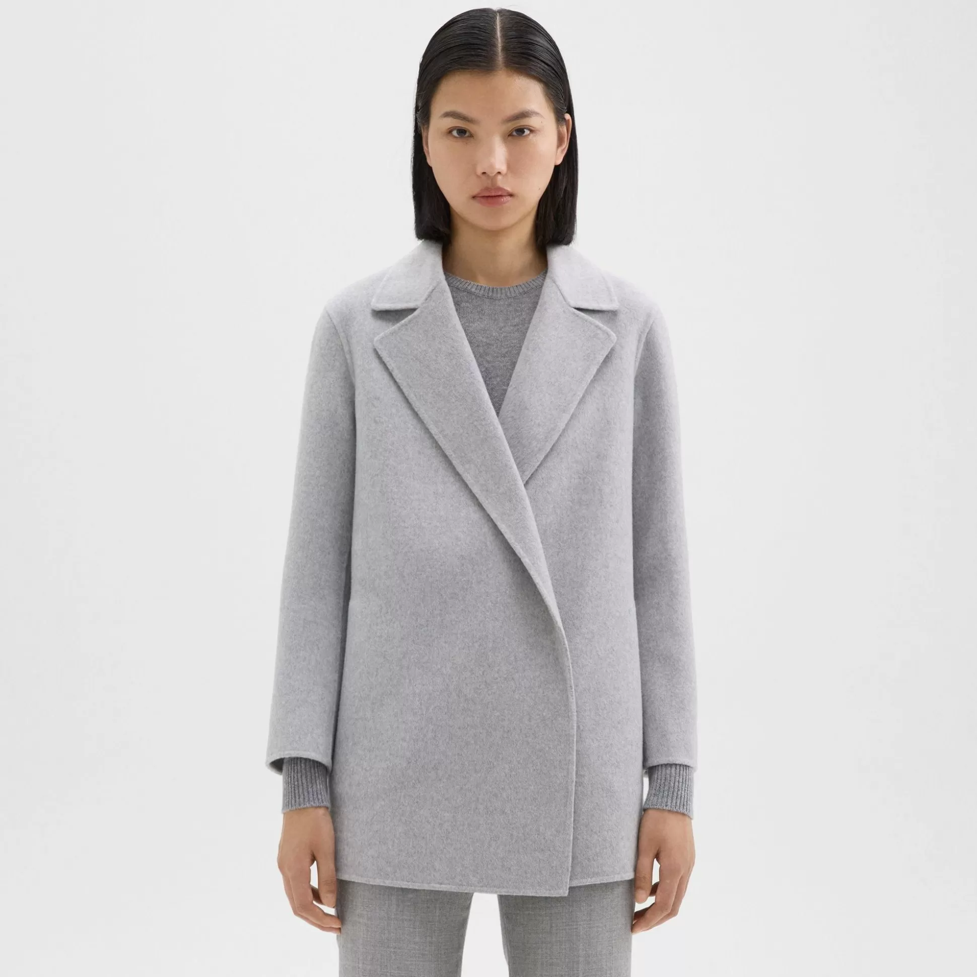 Theory Clairene Jacket In Double-Face Wool-Cashmere-Women Outerwear