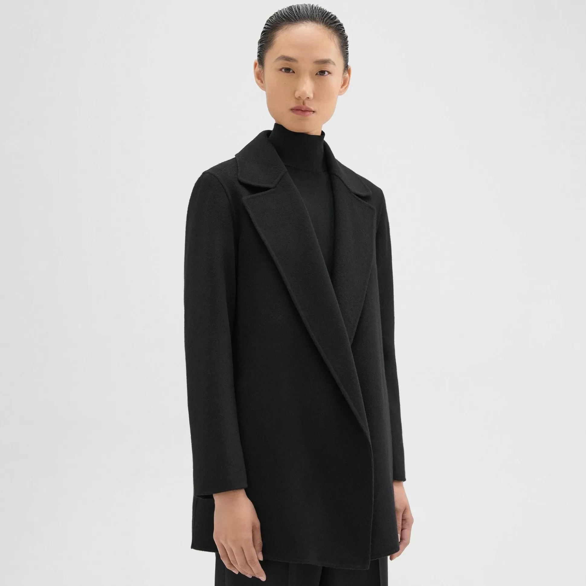 Theory Clairene Jacket In Double-Face Wool-Cashmere-Women Outerwear