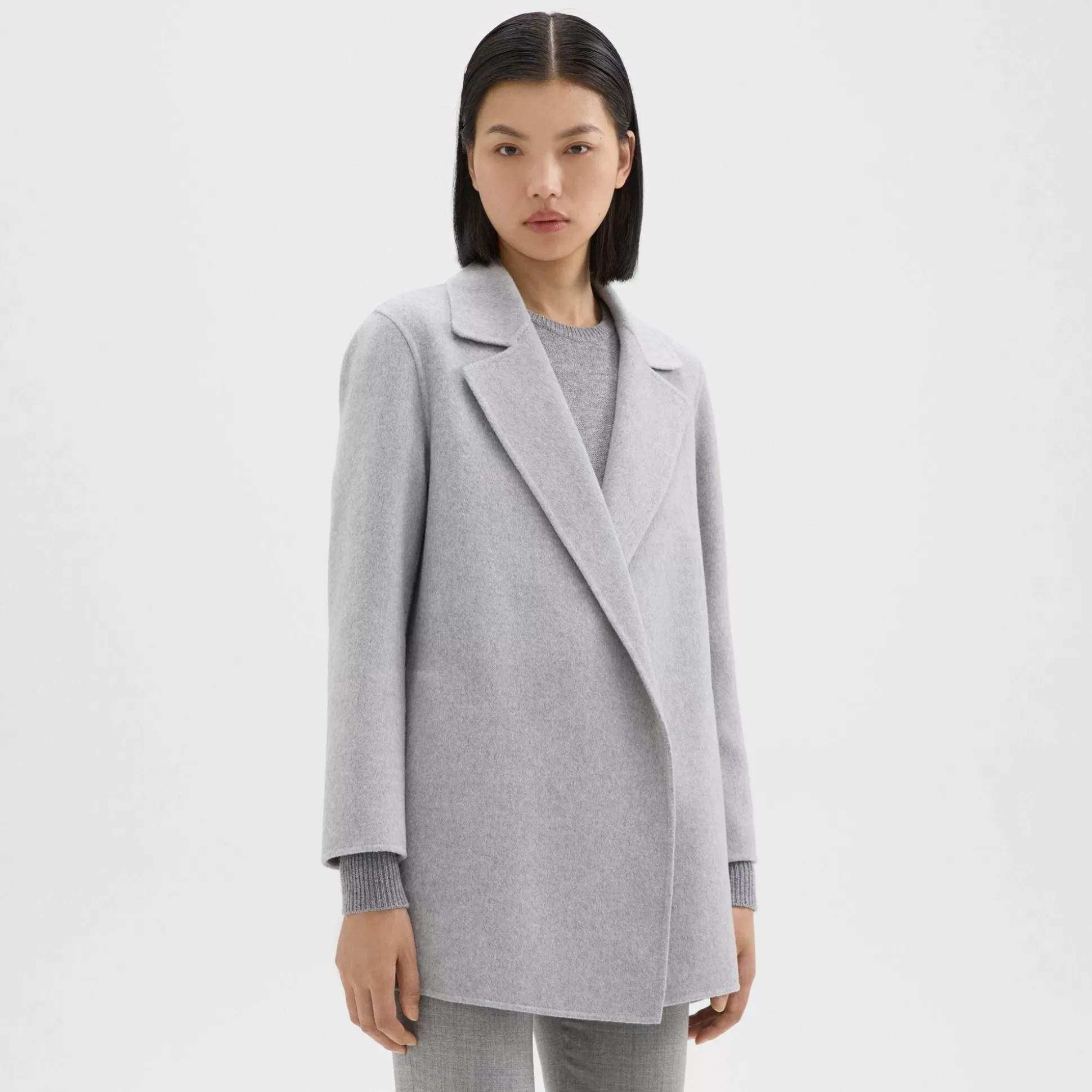 Theory Clairene Jacket In Double-Face Wool-Cashmere-Women Outerwear