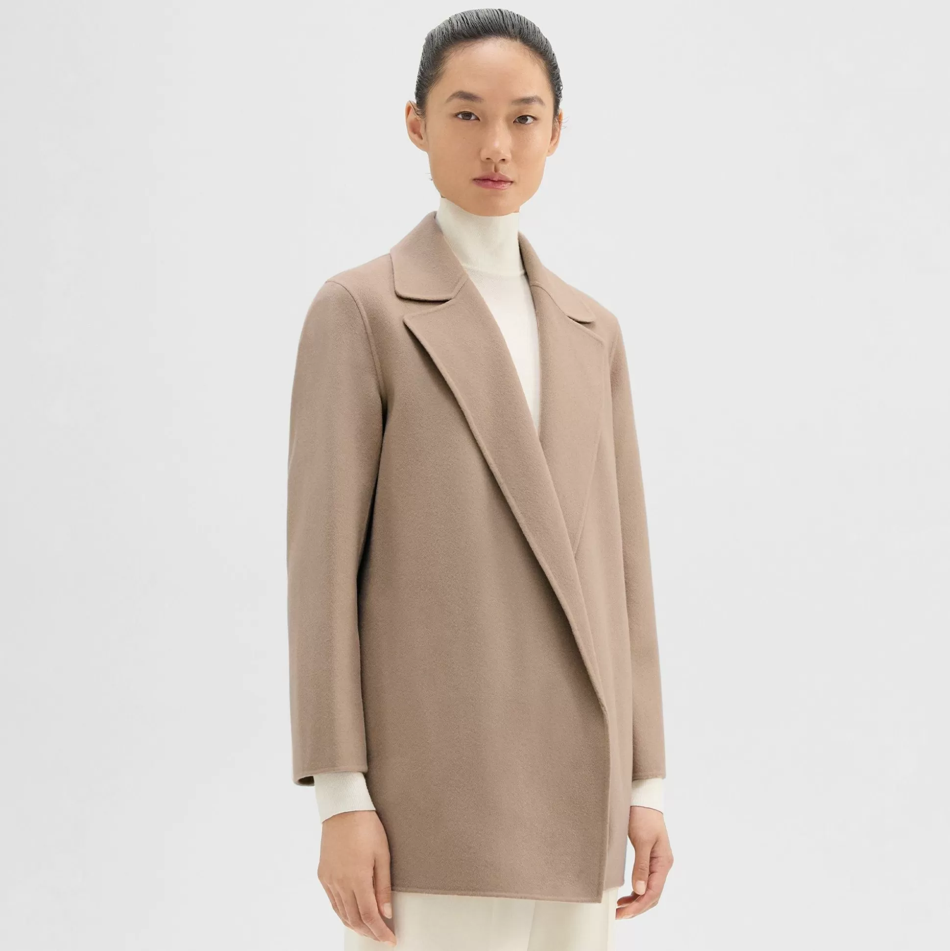 Theory Clairene Jacket In Double-Face Wool-Cashmere-Women Outerwear