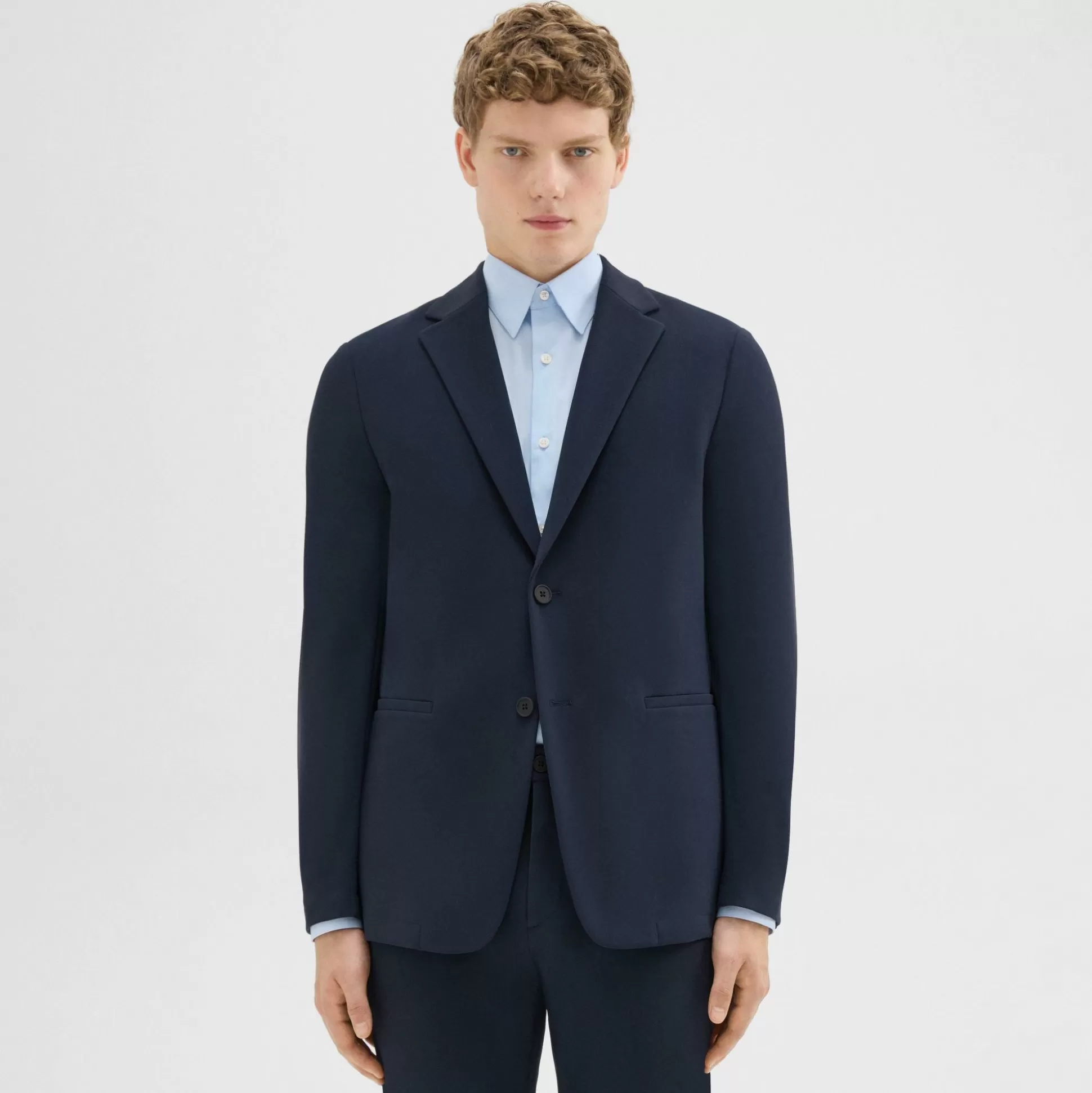 Theory Clinton Blazer In Precision Ponte-Men Suits | Blazers + Jackets