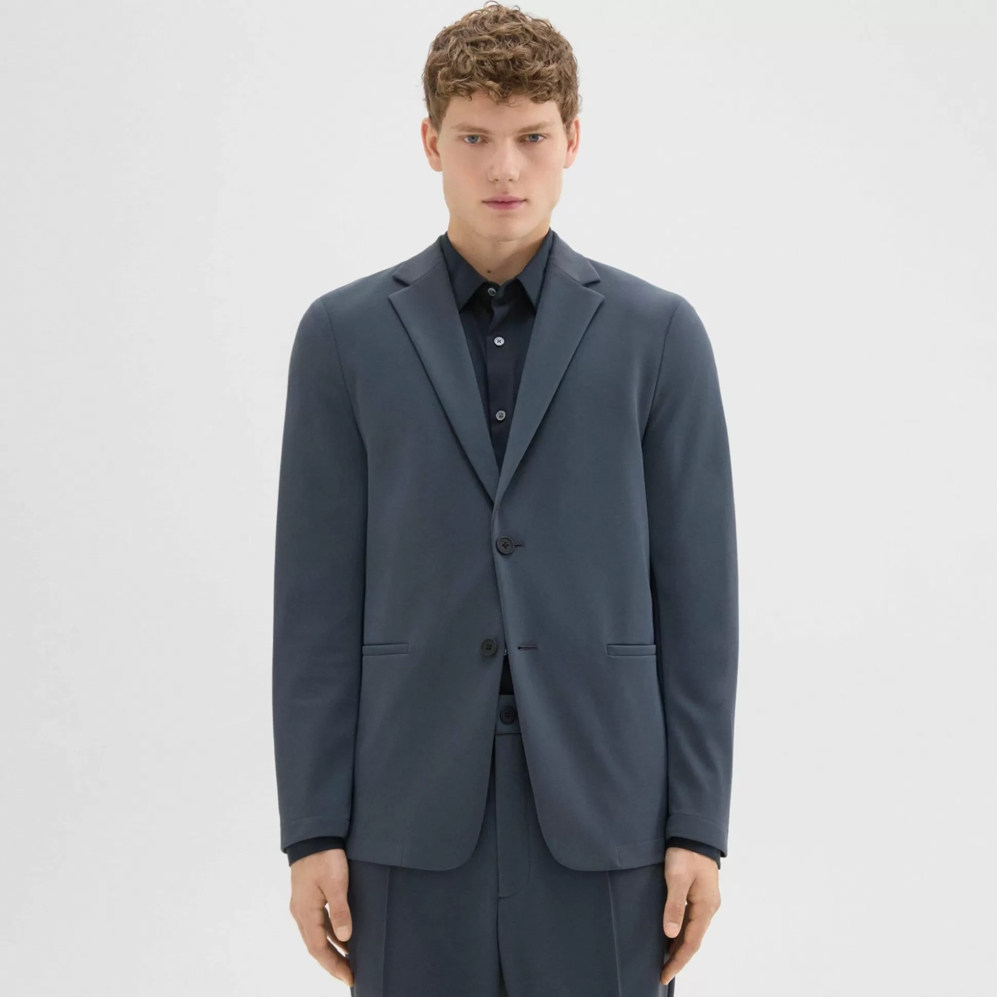 Theory Clinton Blazer In Precision Ponte-Men Suits | Blazers + Jackets