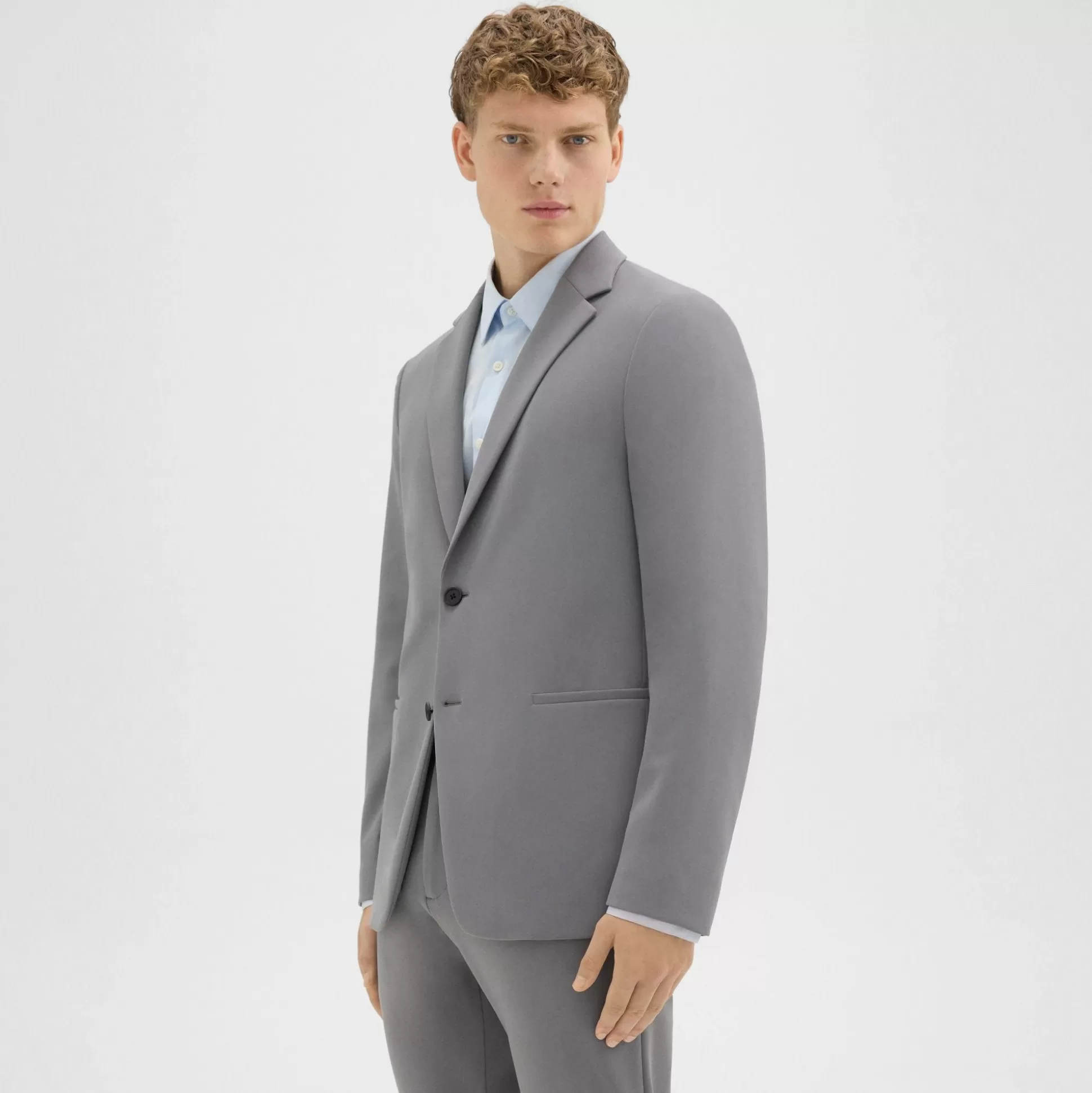 Theory Clinton Blazer In Precision Ponte-Men Suits | Blazers + Jackets