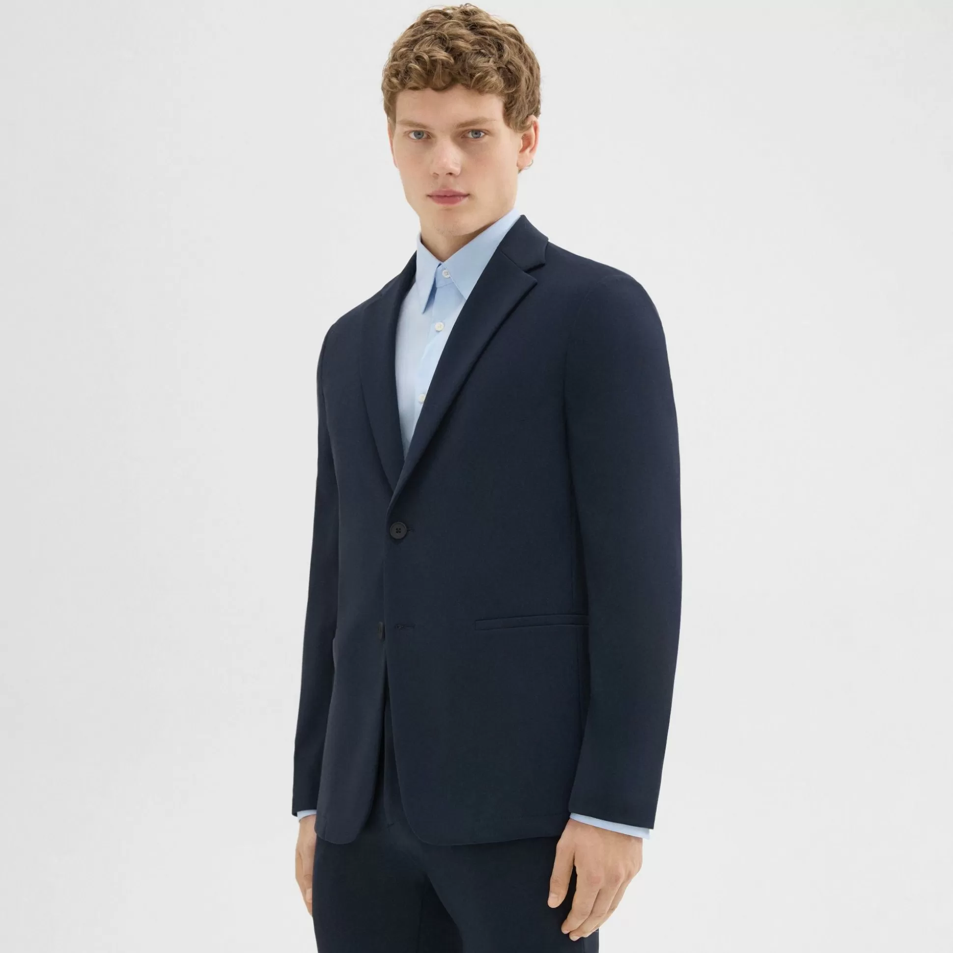 Theory Clinton Blazer In Precision Ponte-Men Suits | Blazers + Jackets