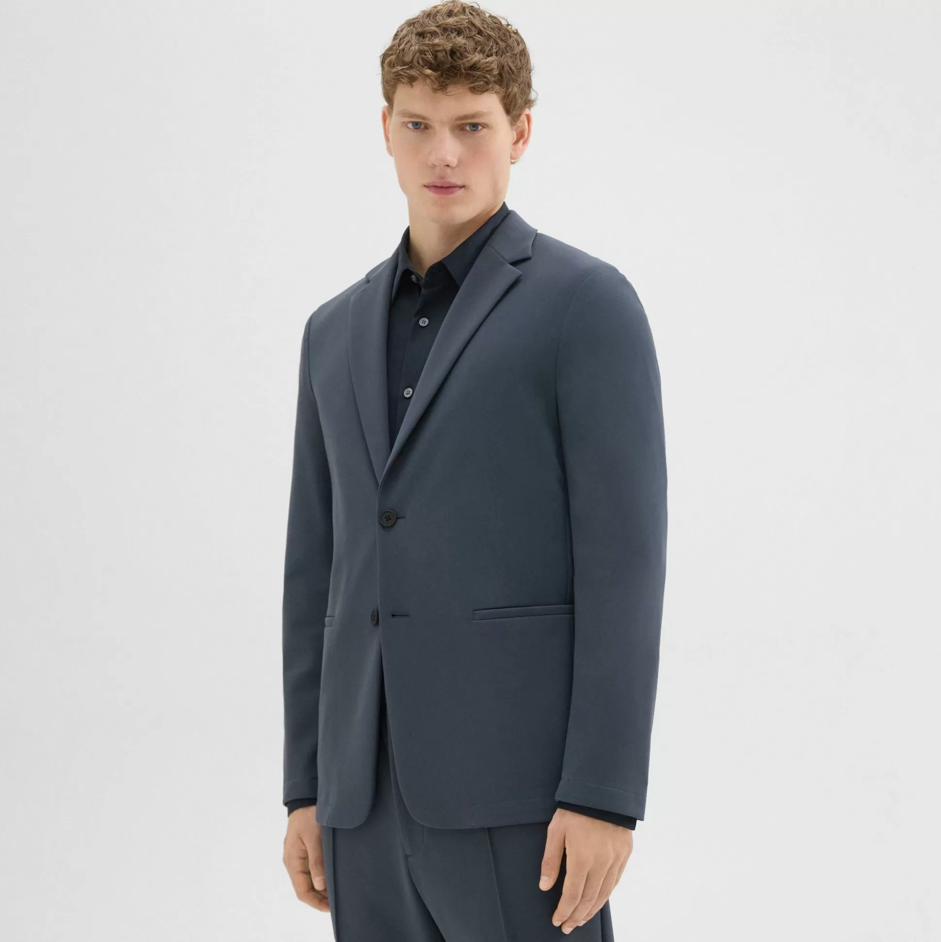 Theory Clinton Blazer In Precision Ponte-Men Suits | Blazers + Jackets