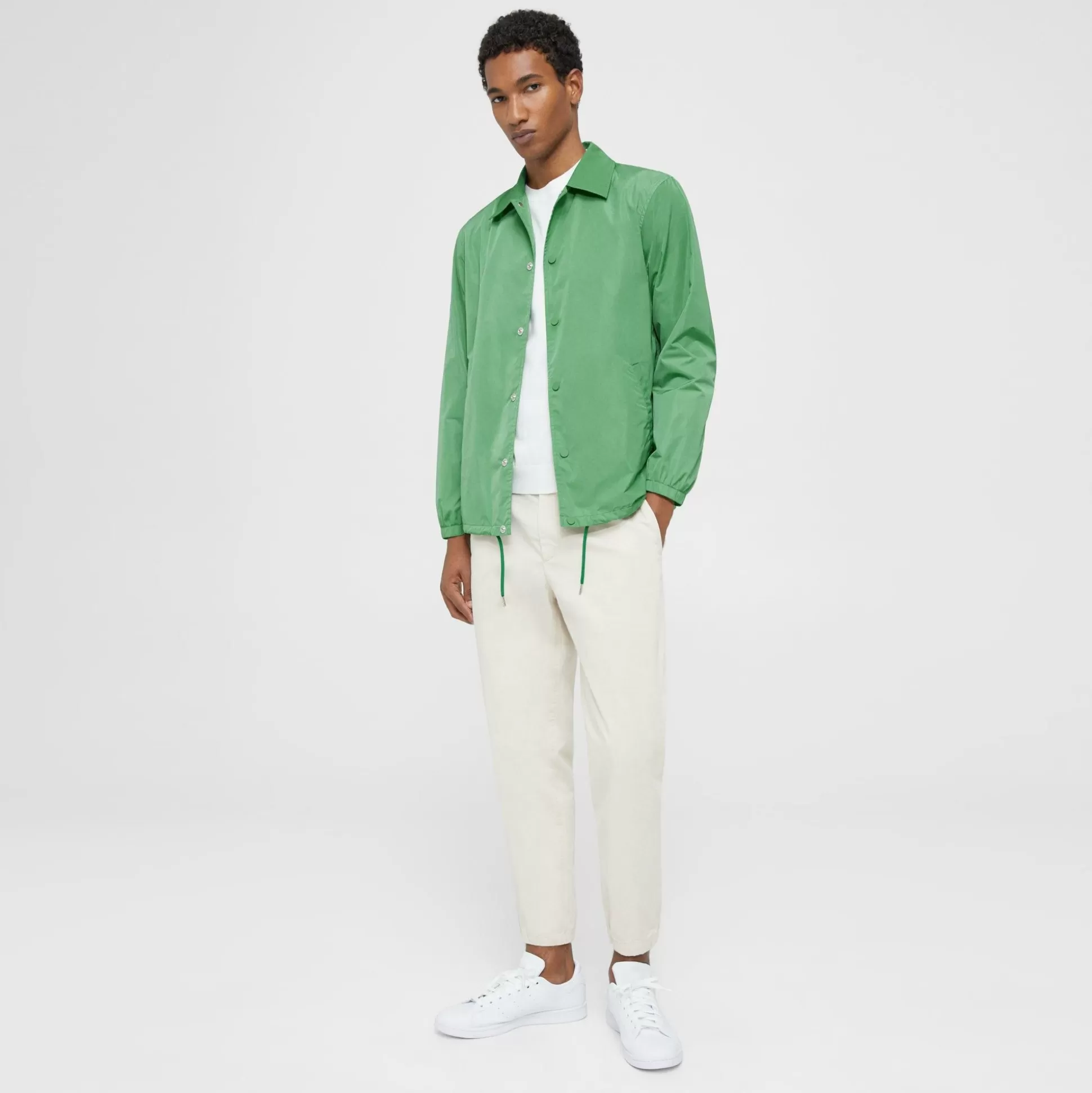 Theory Coach'S Jacket In Nylon-Men Outerwear | Blazers + Jackets