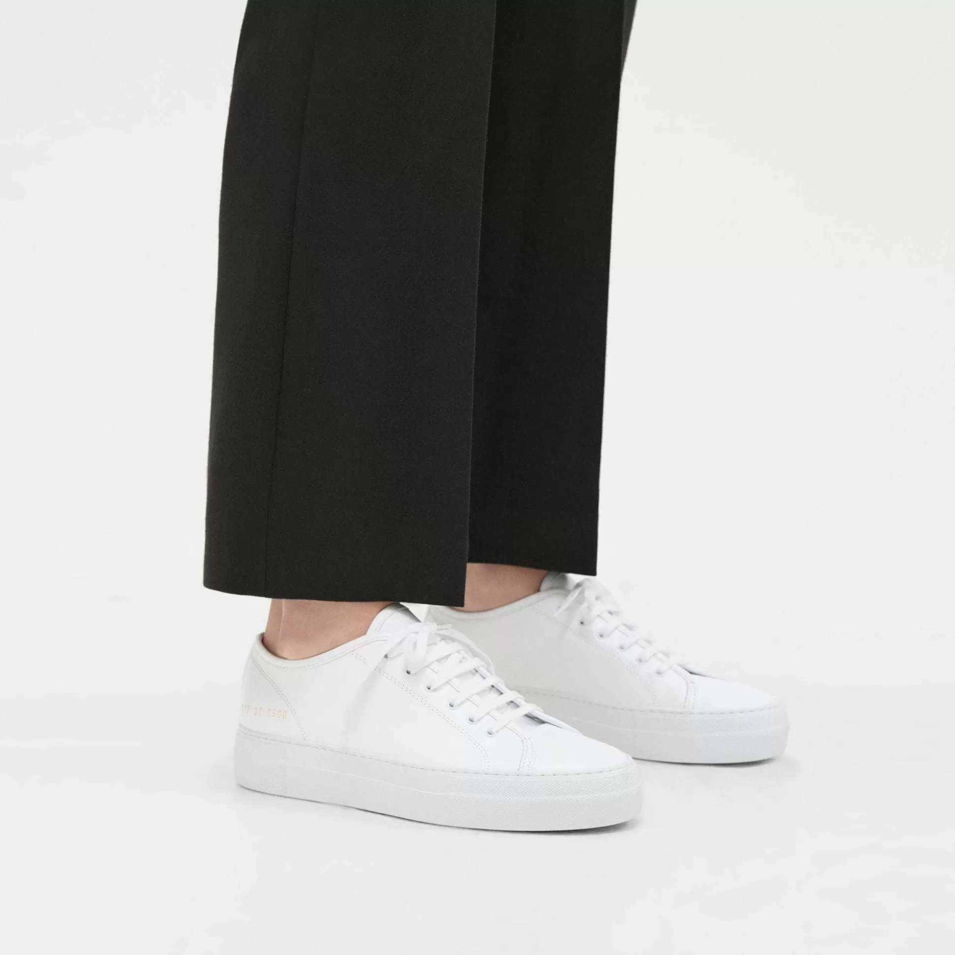 Theory Common Projects Women'S Tournament Low-Top Super Platform Sneakers-Women Shoes