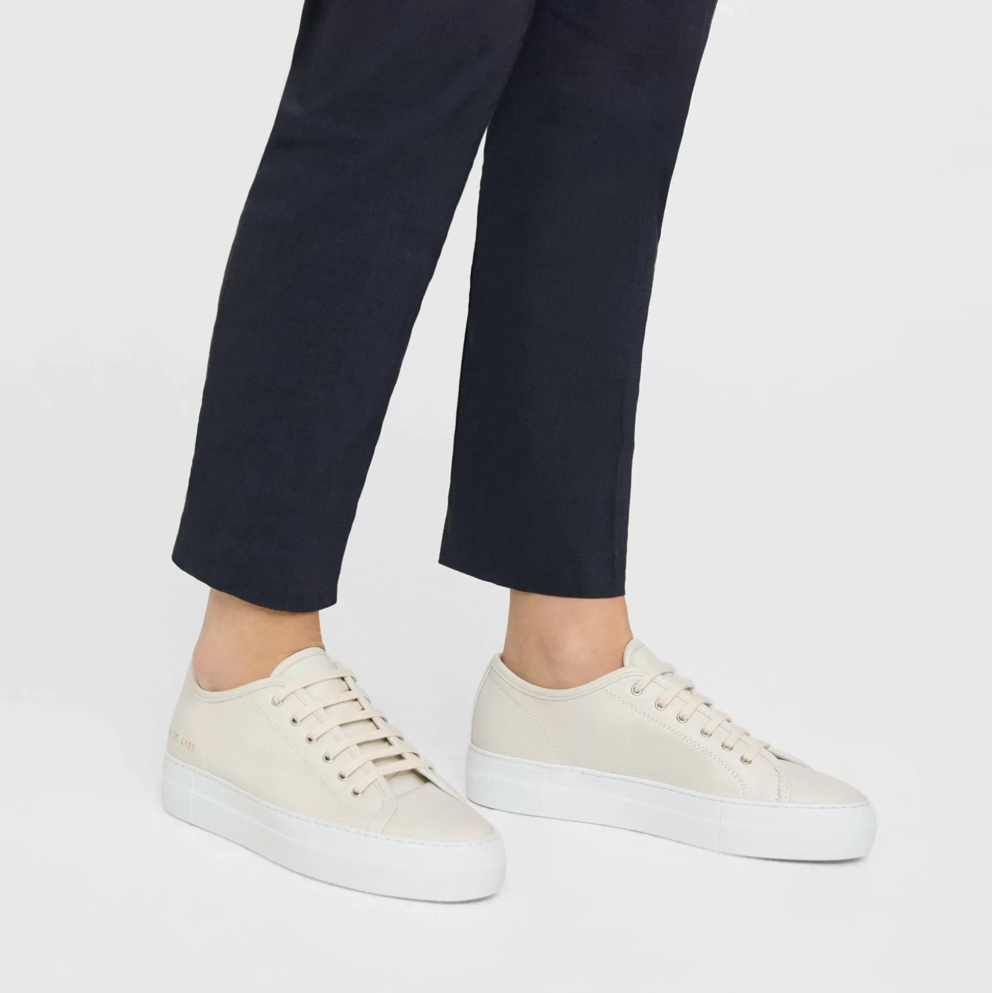 Theory Common Projects Women'S Tournament Low-Top Super Platform Sneakers-Women Shoes