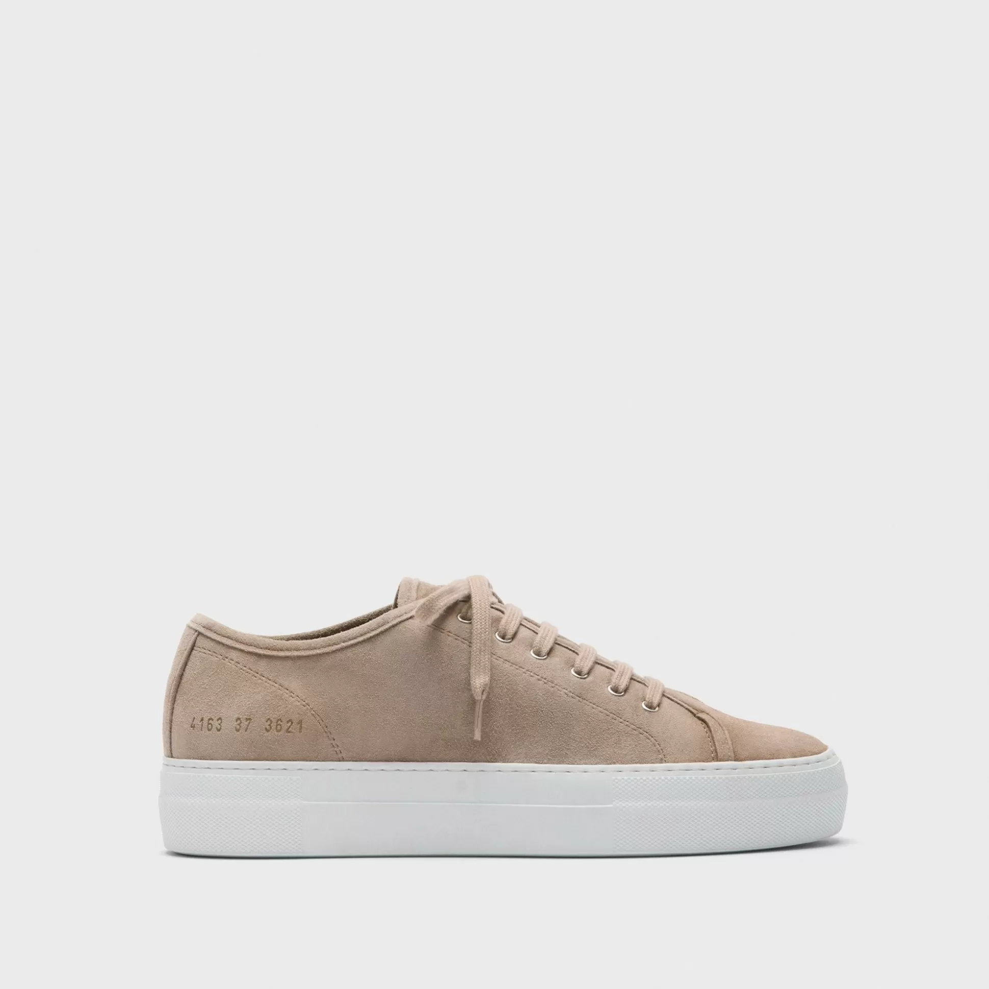 Theory Common Projects Women'S Tournament Shearling-Lined Low-Top Platform Sneakers-Women Shoes