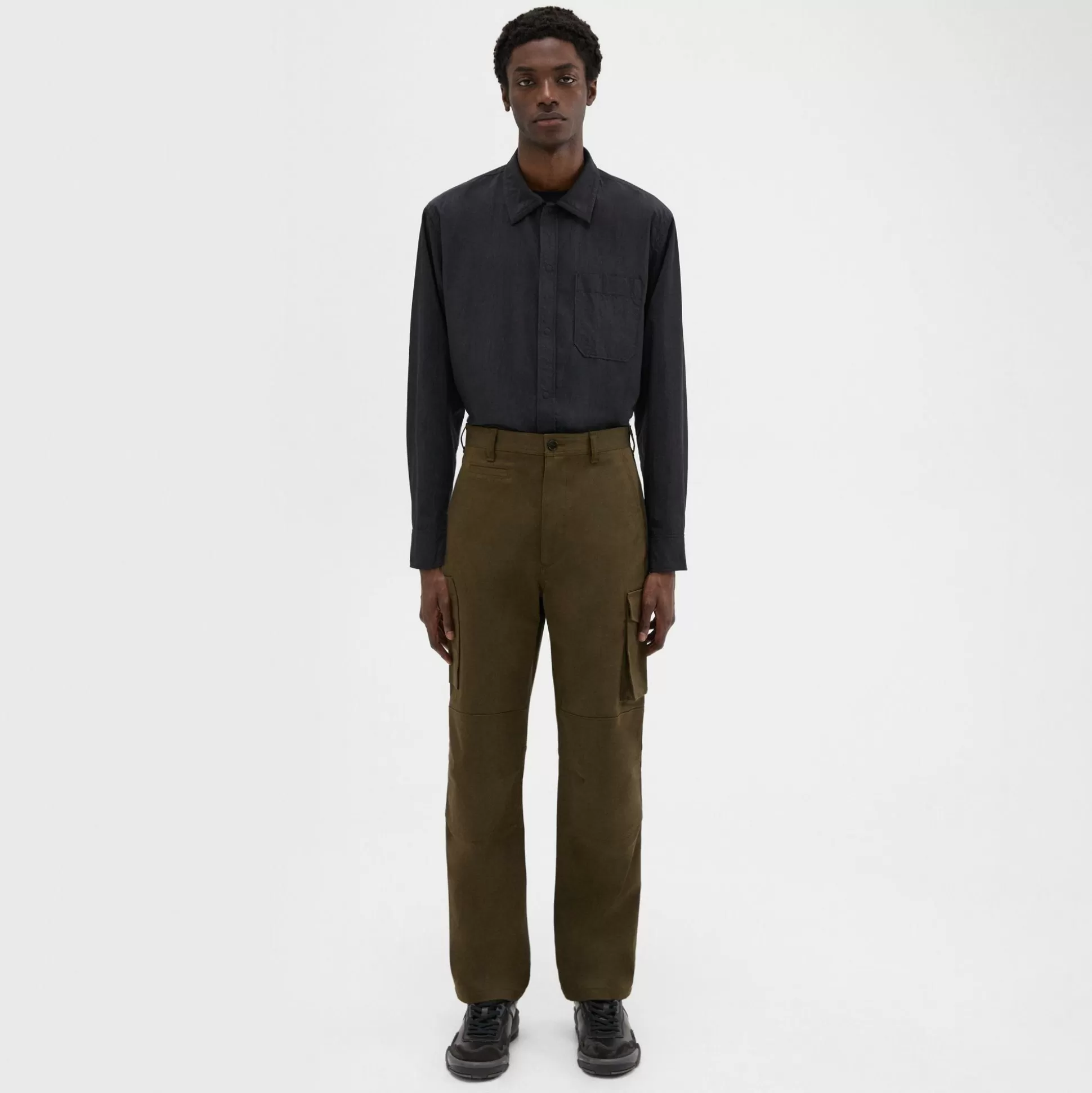 Theory Cotton Twill Cargo Pant-Men Pants