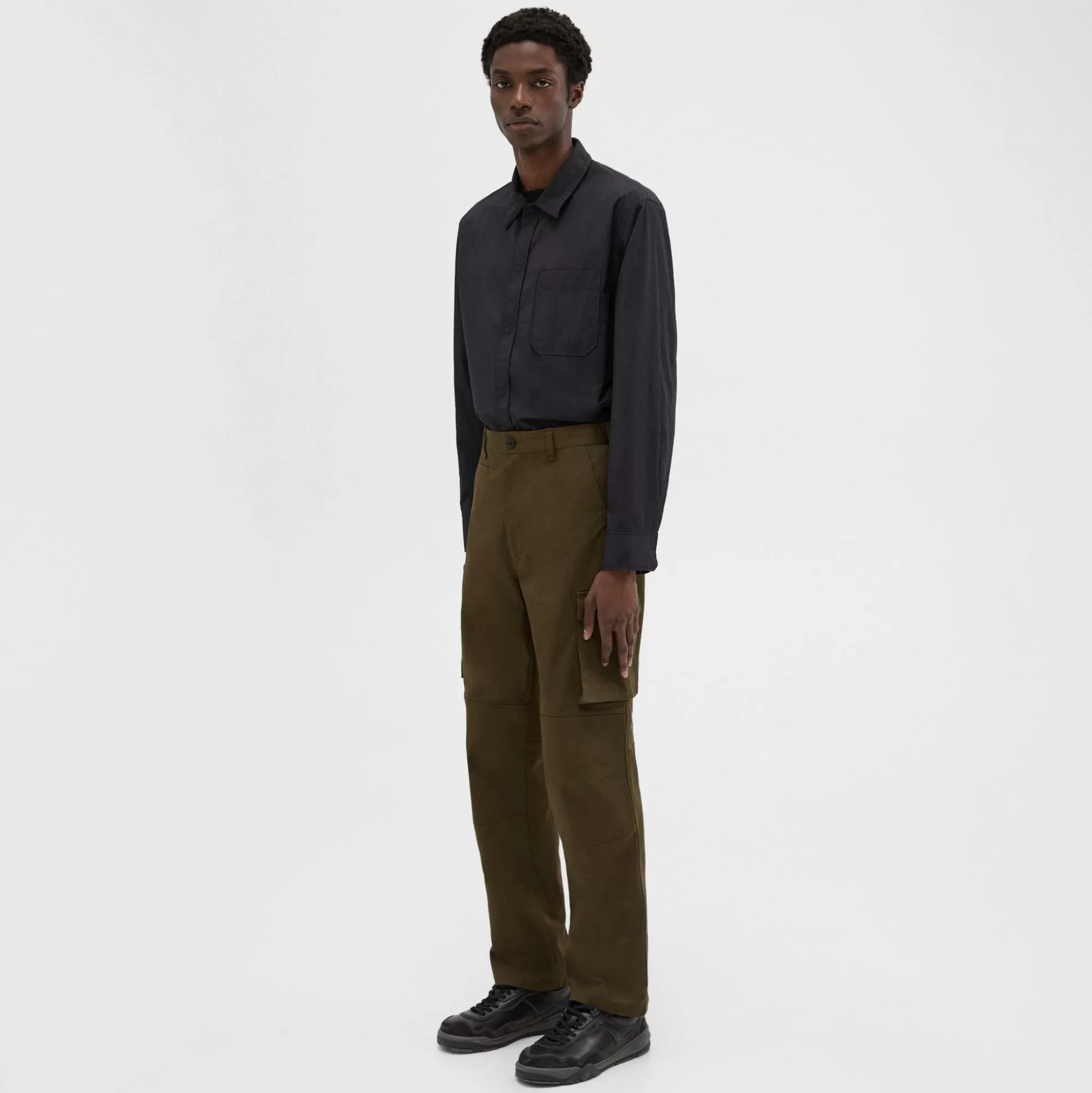 Theory Cotton Twill Cargo Pant-Men Pants