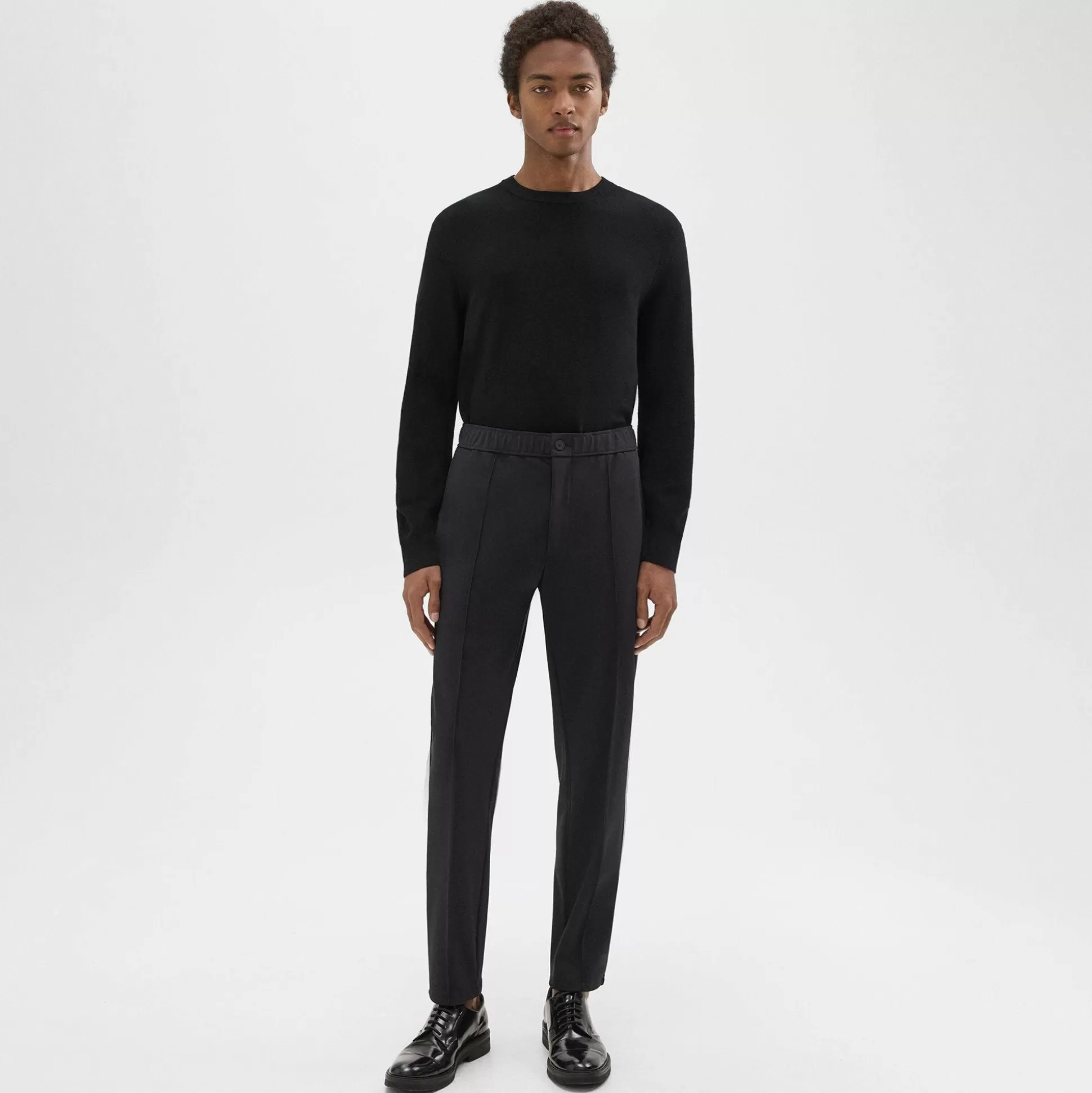 Theory Curtis Drawstring Pant In Precision Ponte-Men Suits | Pants