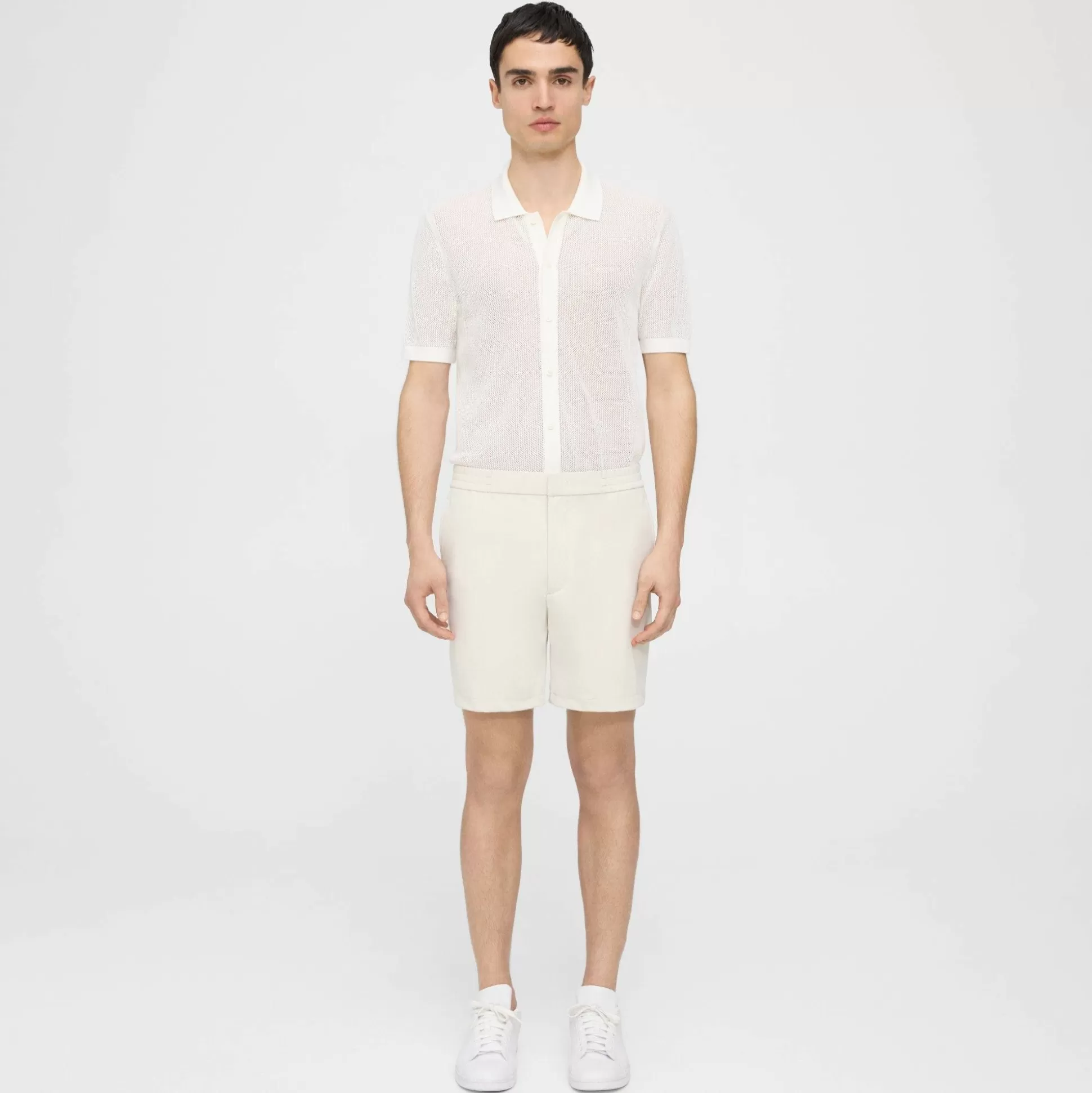 Theory Curtis Drawstring Short In Precision Ponte-Men Shorts | Pants