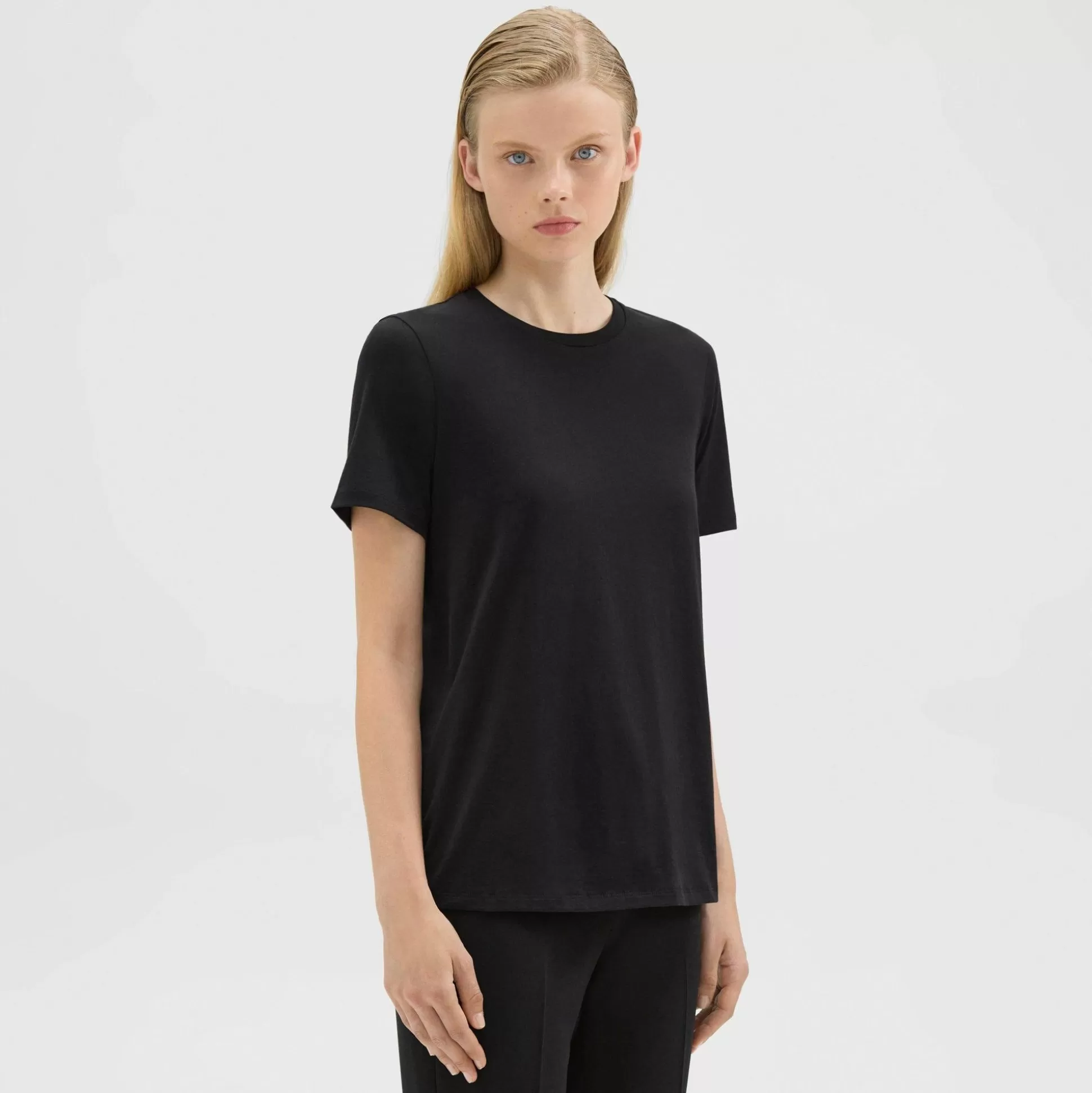 Theory Easy Tee In Organic Cotton-Women T-Shirts