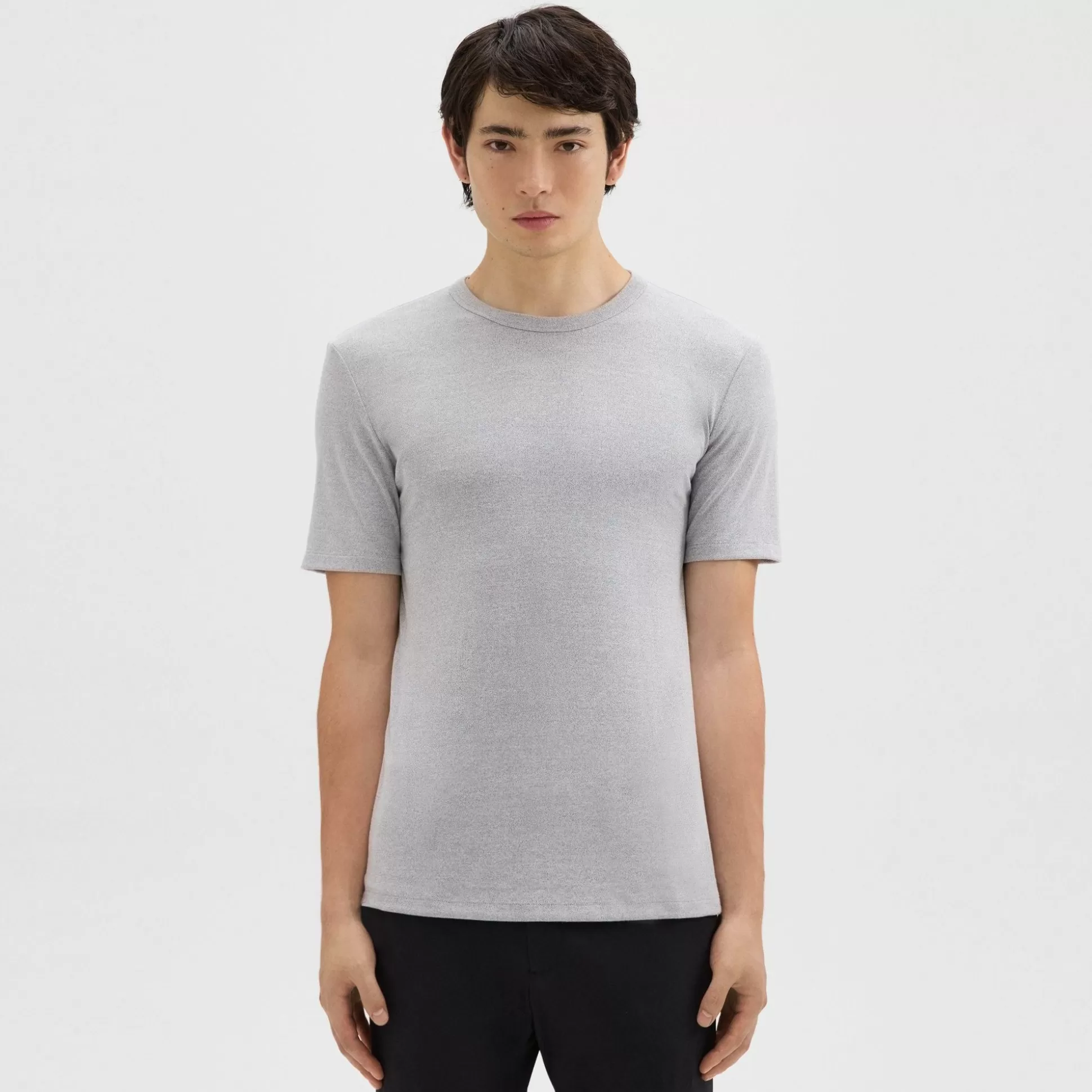 Theory Essential Tee In Anemone Modal Jersey-Men T-shirts + Polos