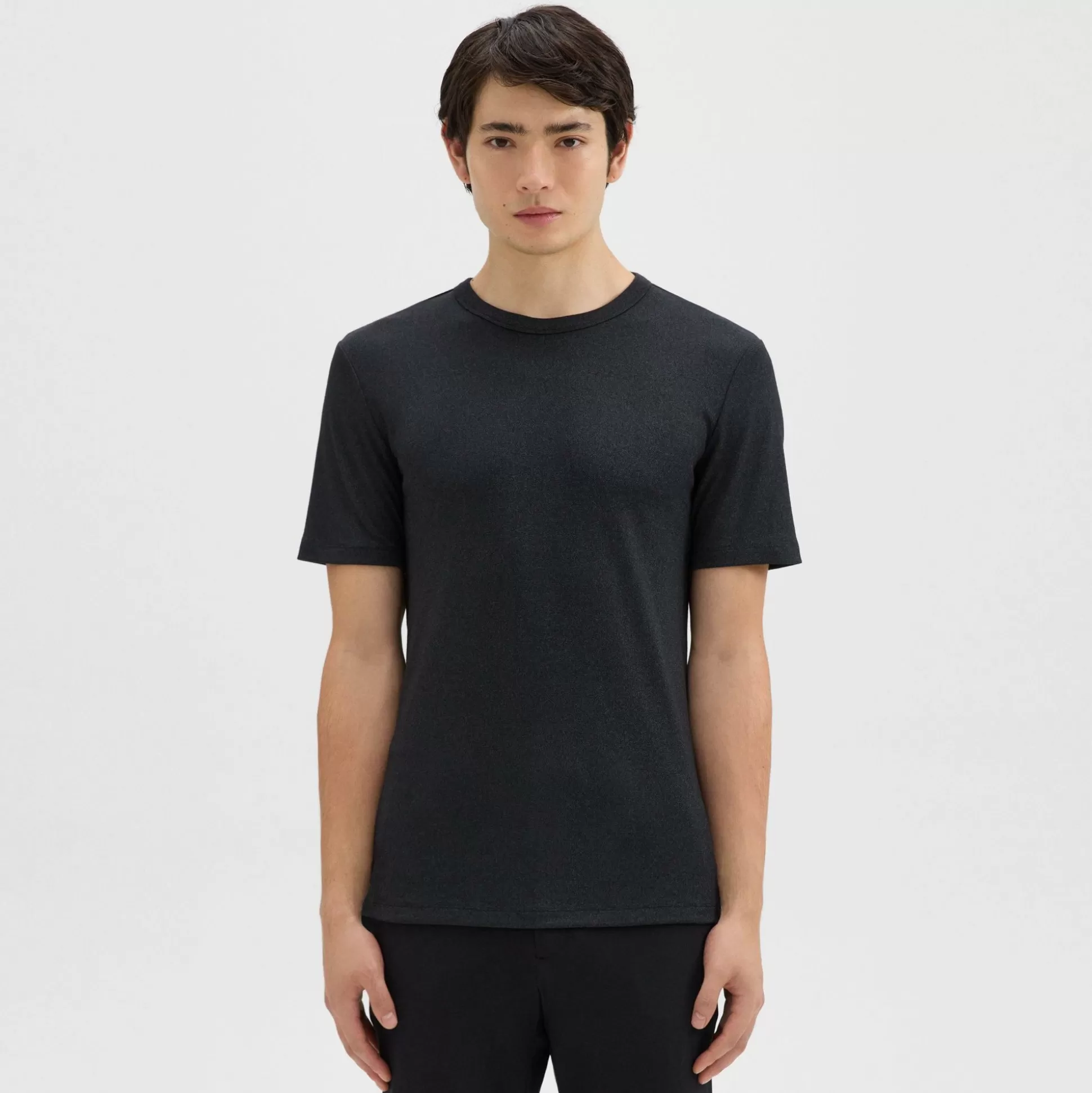 Theory Essential Tee In Anemone Modal Jersey-Men T-shirts + Polos