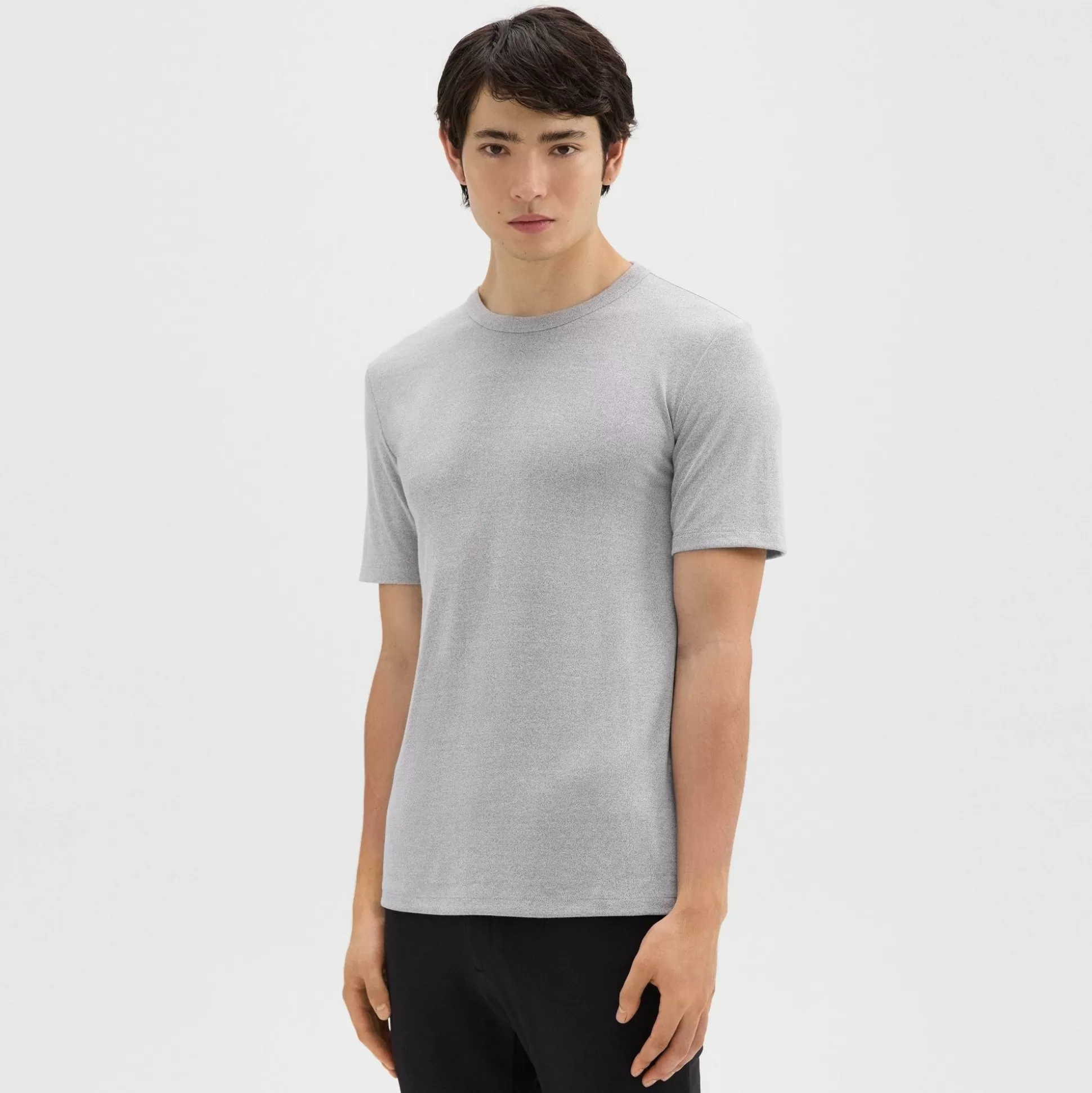 Theory Essential Tee In Anemone Modal Jersey-Men T-shirts + Polos