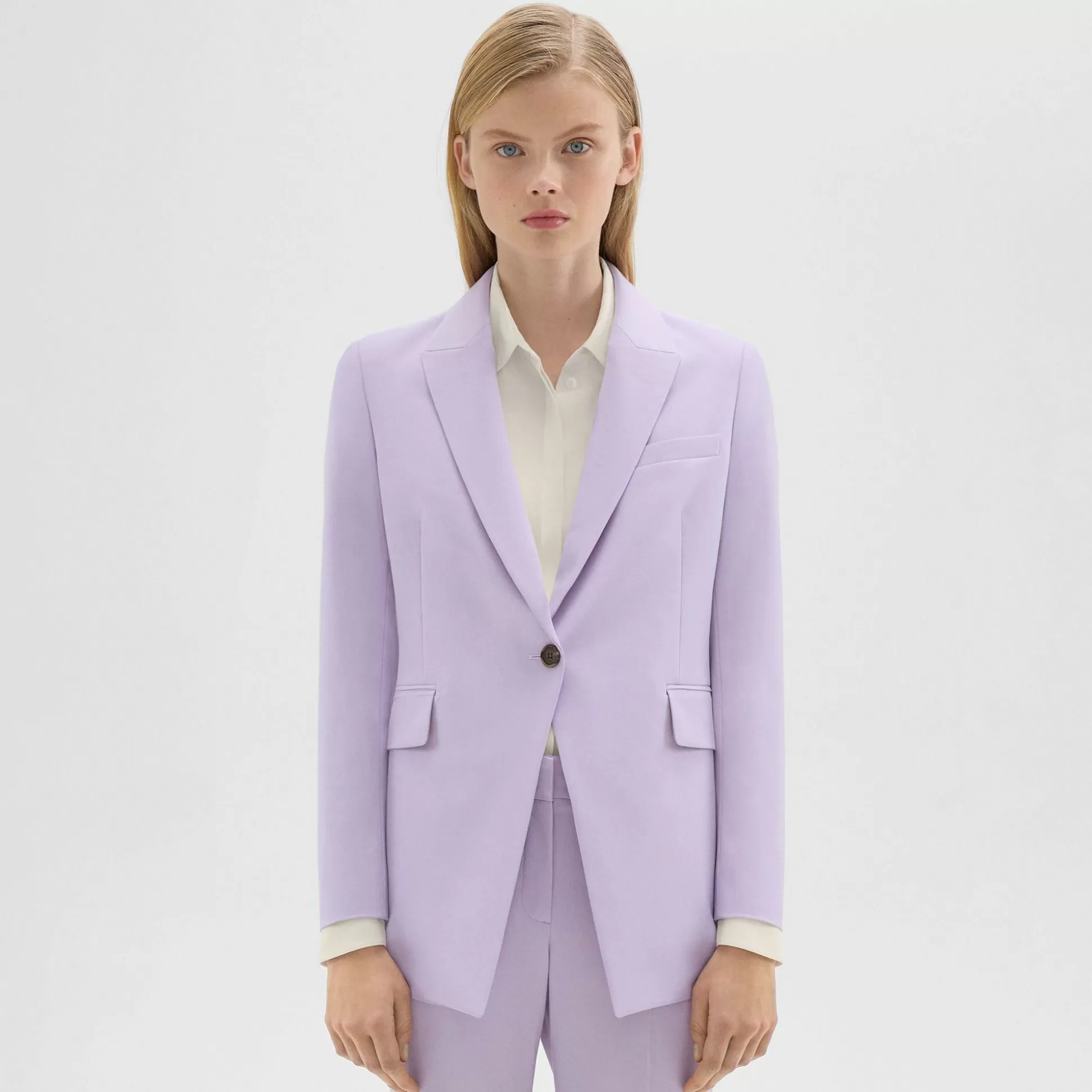 Theory Etiennette Blazer In Good Wool-Women Suits | Blazers + Jackets