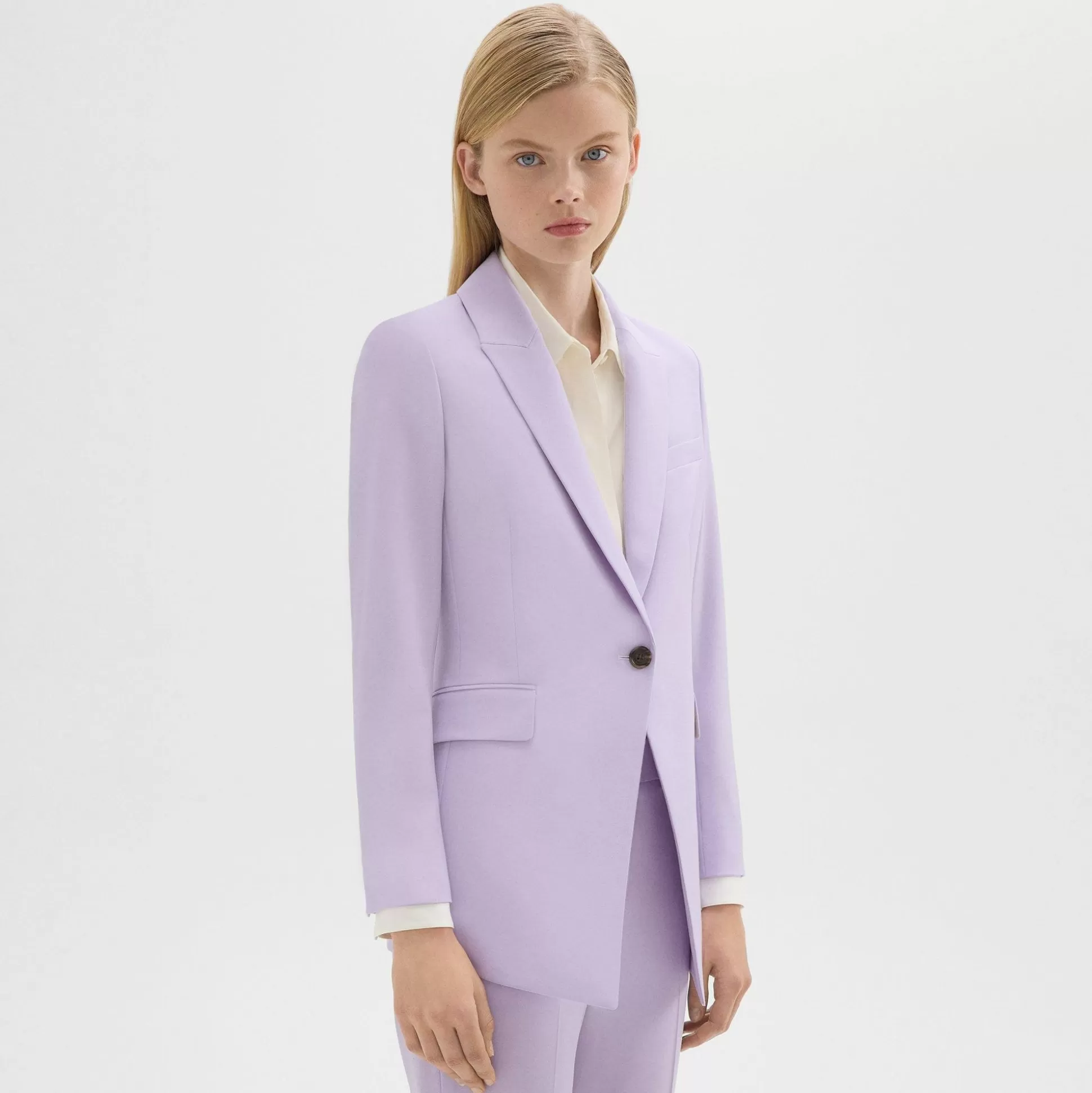 Theory Etiennette Blazer In Good Wool-Women Suits | Blazers + Jackets