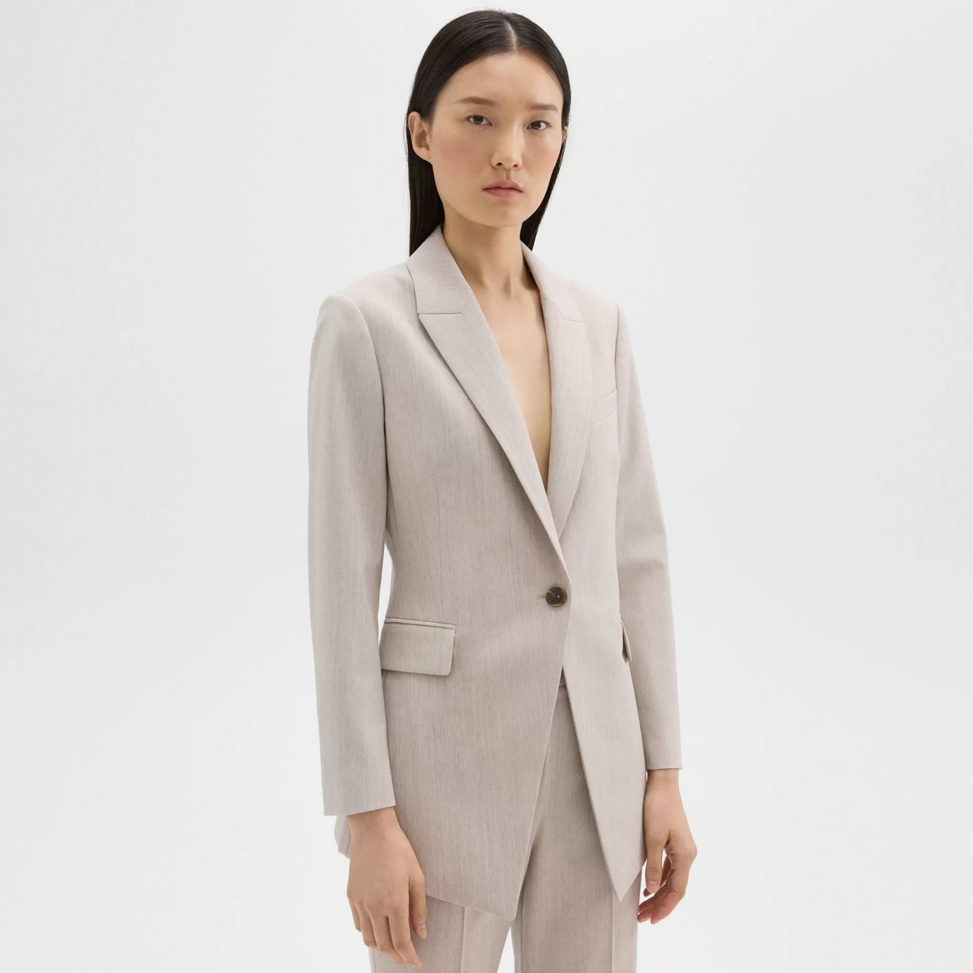 Theory Etiennette Blazer In Good Wool-Women Suits | Blazers + Jackets