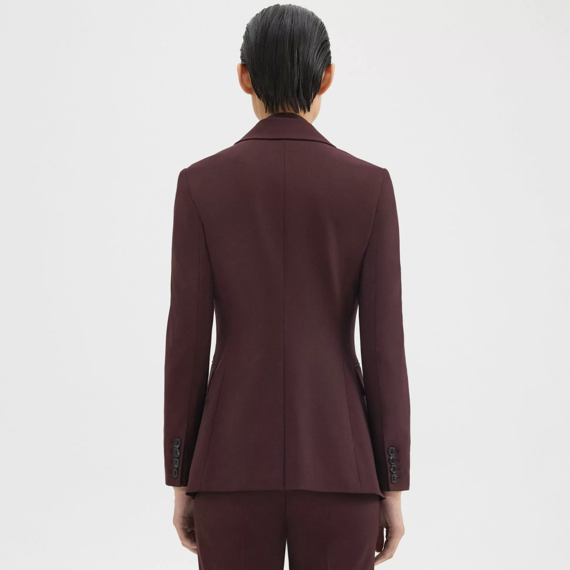 Theory Etiennette Blazer In Good Wool-Women Blazers + Jackets | Suits