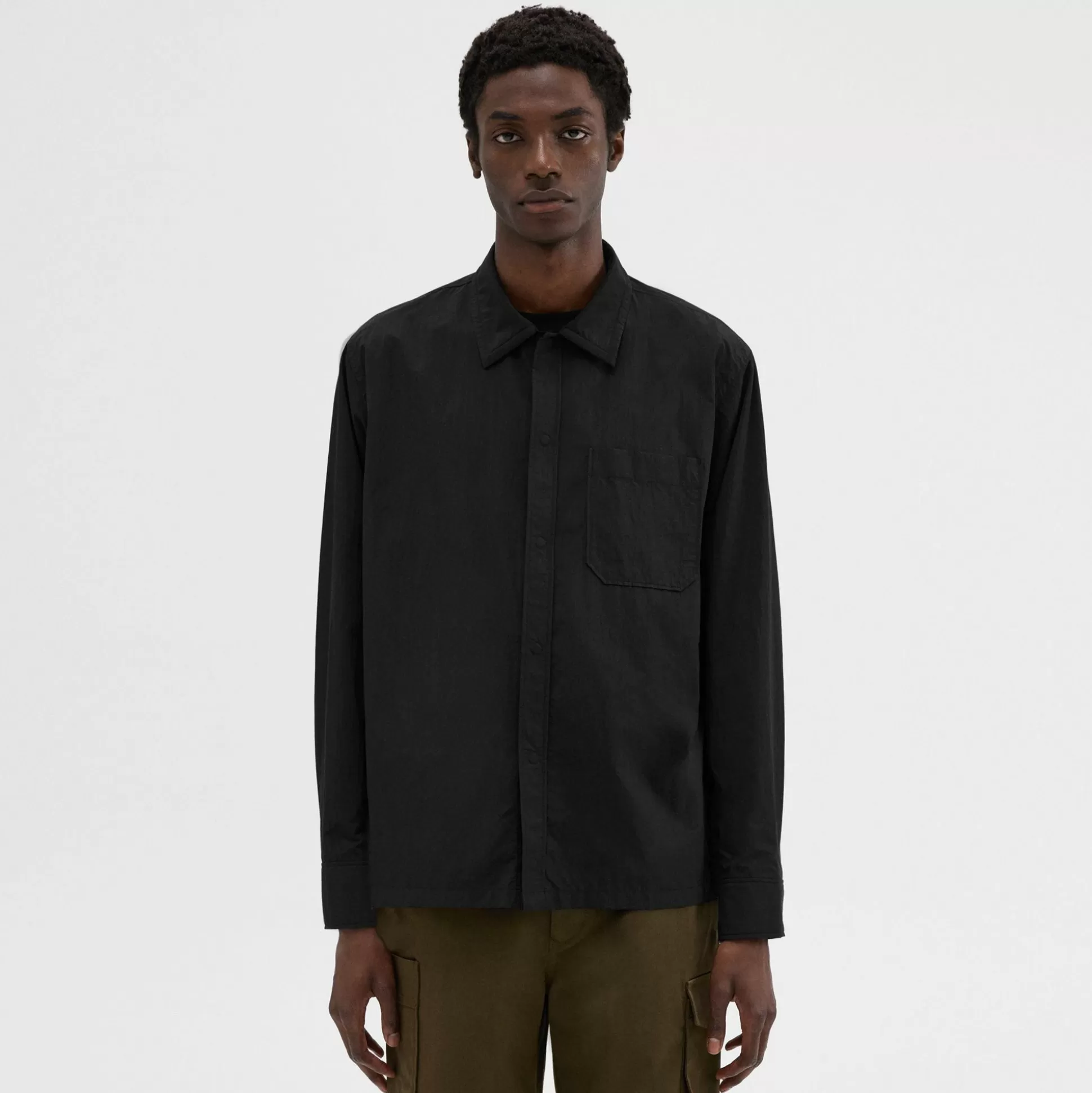 Theory Feather Nylon Shirt-Men Shirts