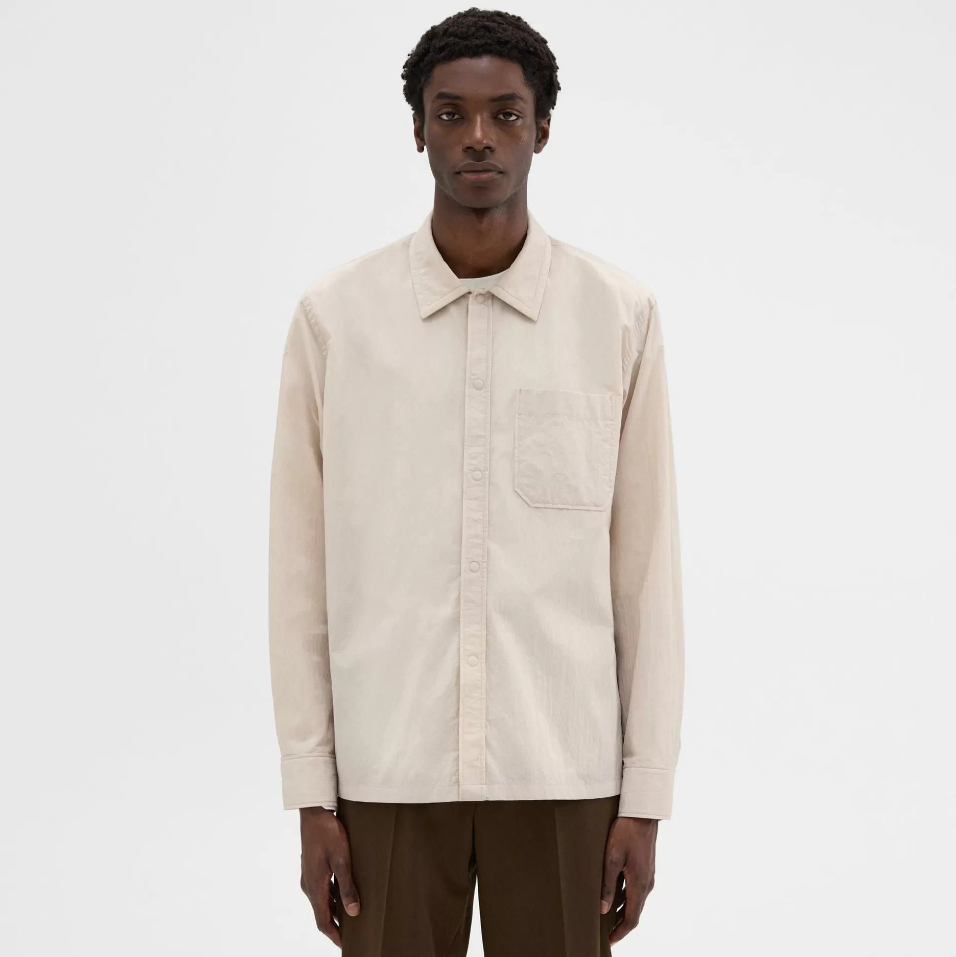 Theory Feather Nylon Shirt-Men Shirts