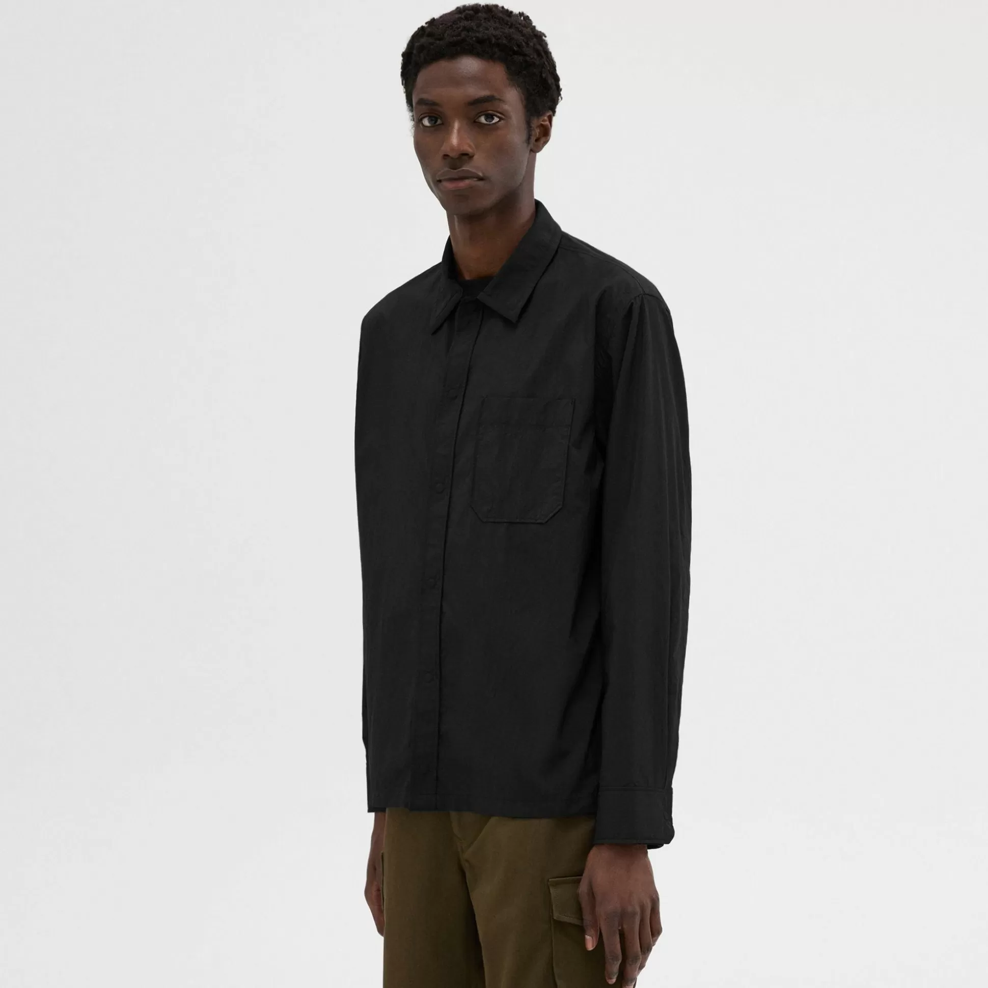 Theory Feather Nylon Shirt-Men Shirts