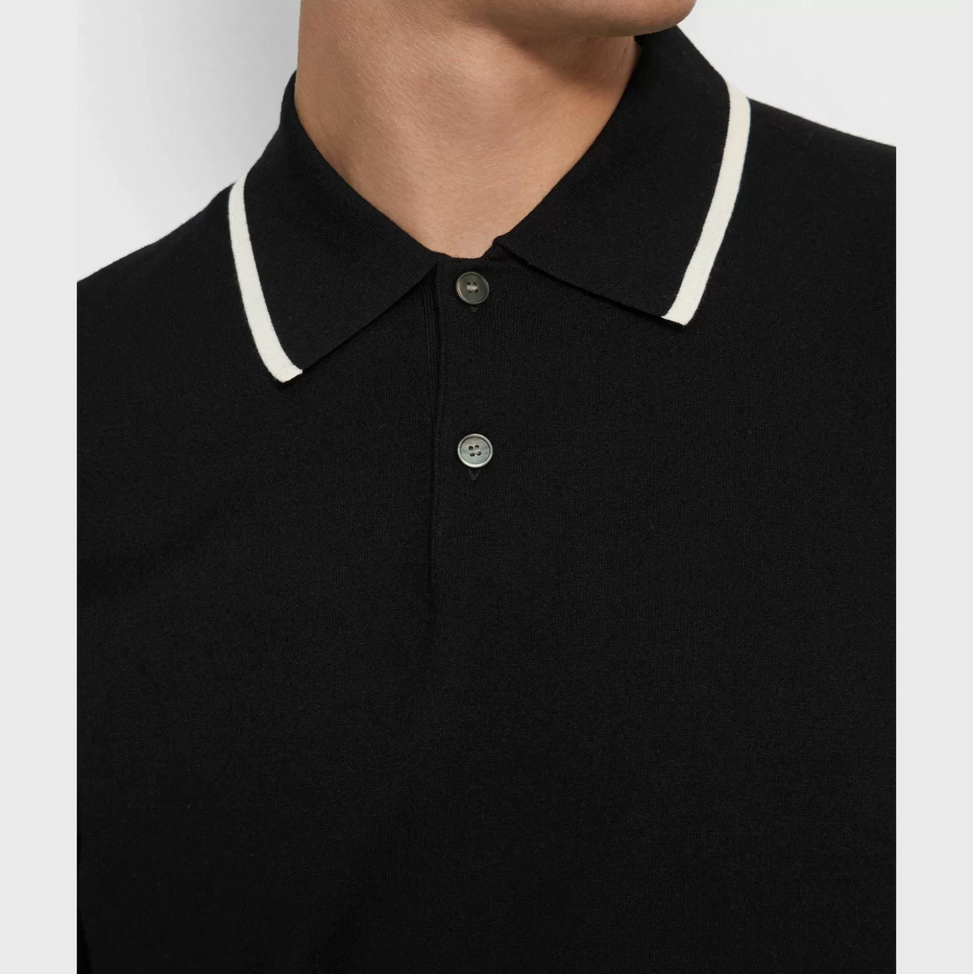 Theory Goris Polo Shirt In Fine Bilen-Men T-shirts + Polos | Sweaters + Cardigans