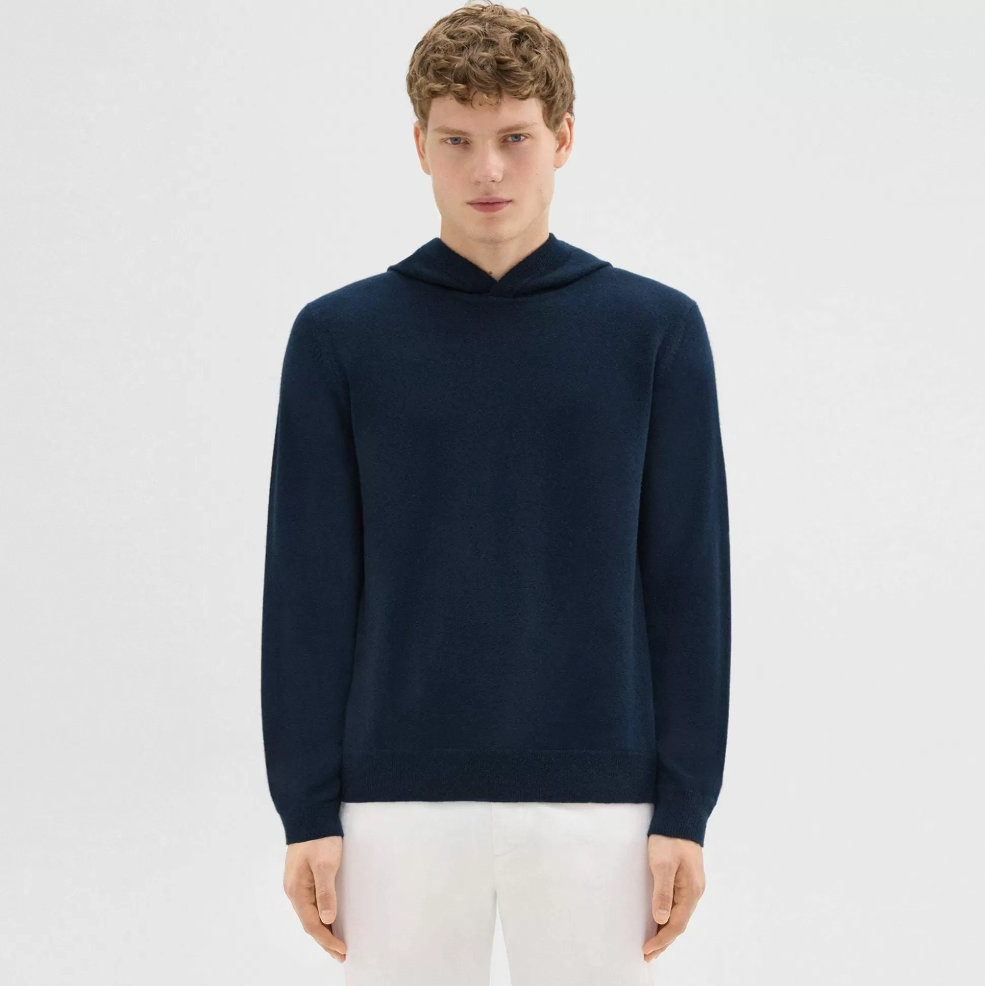 Theory Hilles Hoodie In Cashmere-Men Sweatshirts + Hoodies | Sweaters + Cardigans