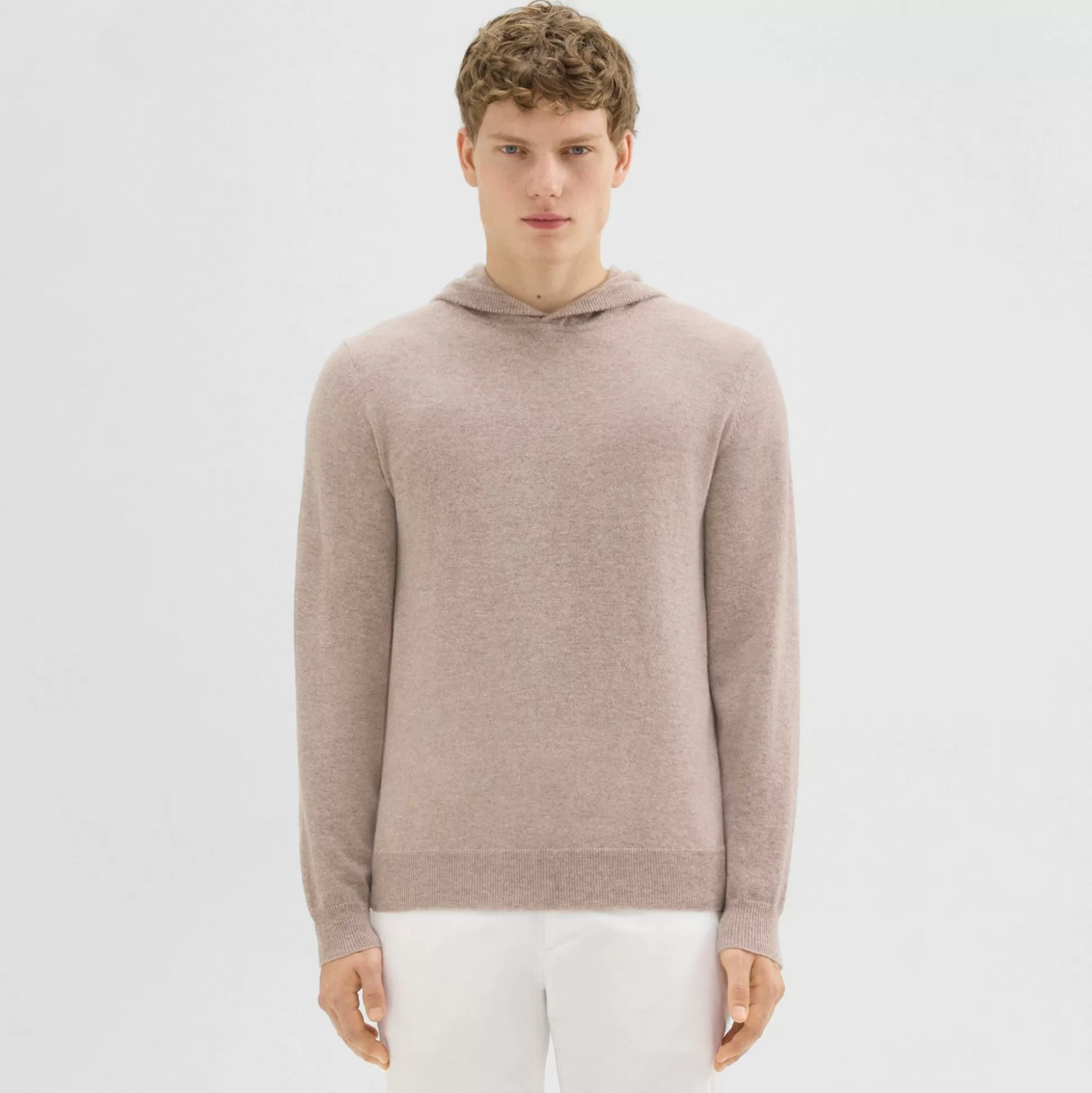 Theory Hilles Hoodie In Cashmere-Men Sweatshirts + Hoodies | Sweaters + Cardigans