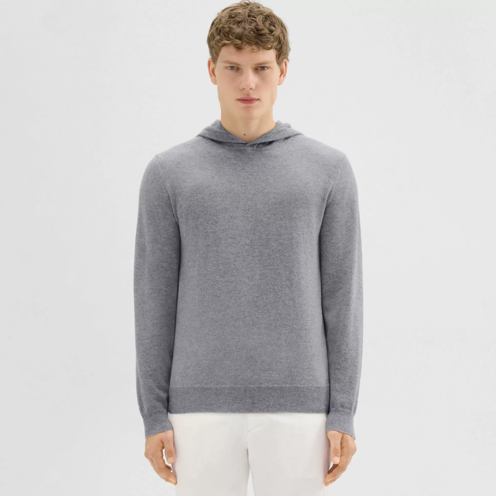 Theory Hilles Hoodie In Cashmere-Men Sweaters + Cardigans | Sweatshirts + Hoodies