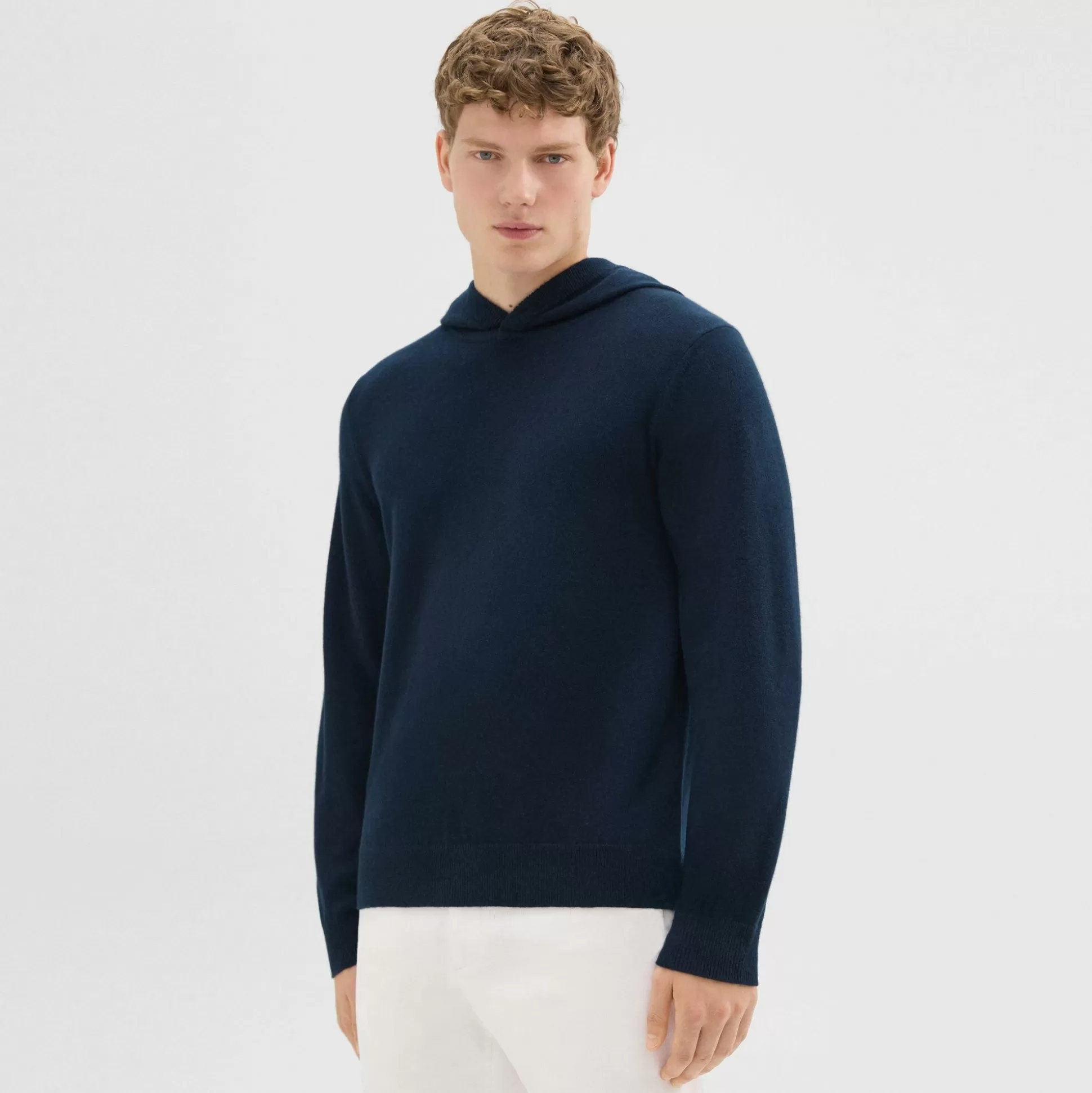 Theory Hilles Hoodie In Cashmere-Men Sweatshirts + Hoodies | Sweaters + Cardigans