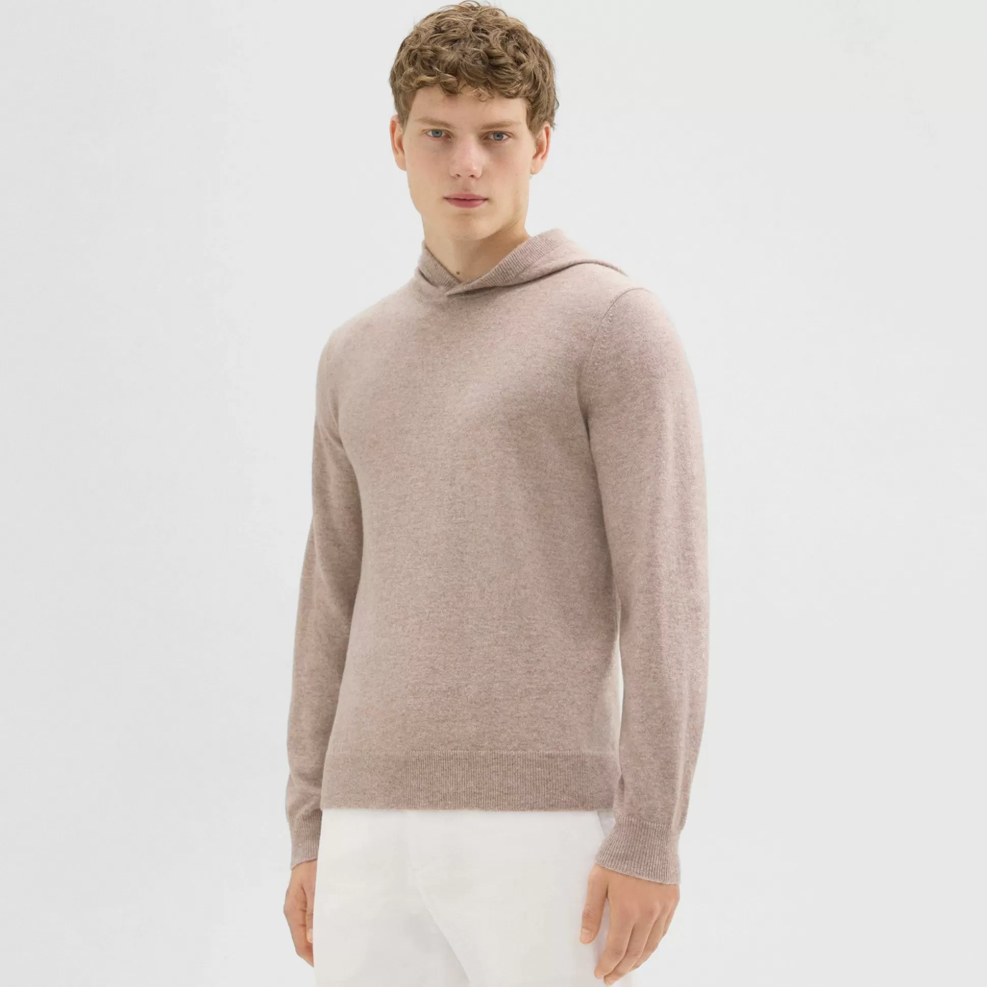 Theory Hilles Hoodie In Cashmere-Men Sweatshirts + Hoodies | Sweaters + Cardigans