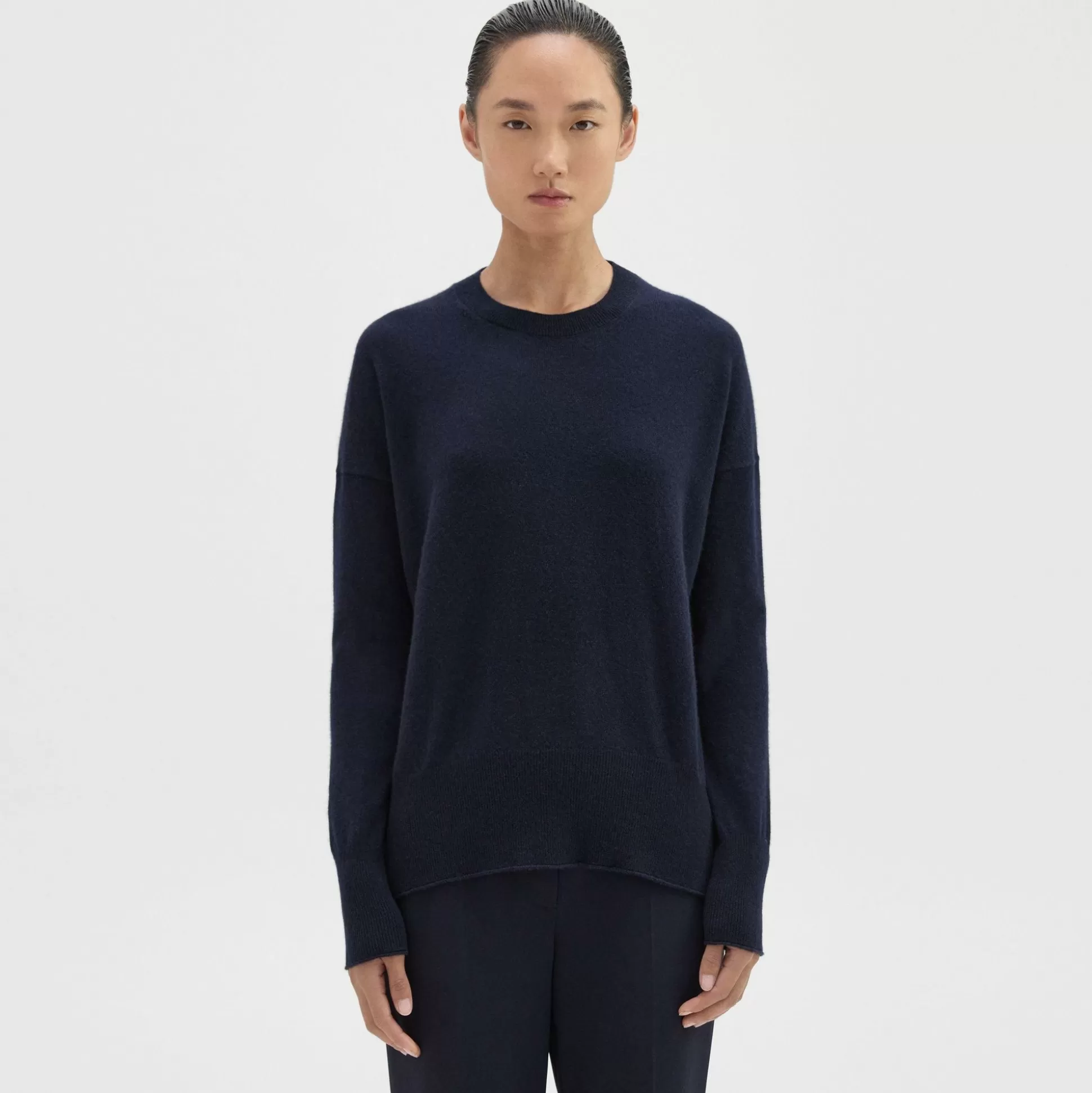 Theory Karenia Sweater In Cashmere-Women Sweaters + Cardigans