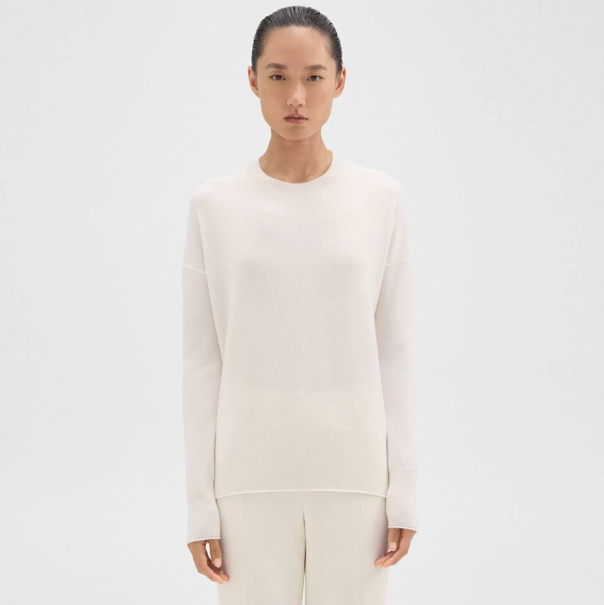 Theory Karenia Sweater In Cashmere-Women Sweaters + Cardigans