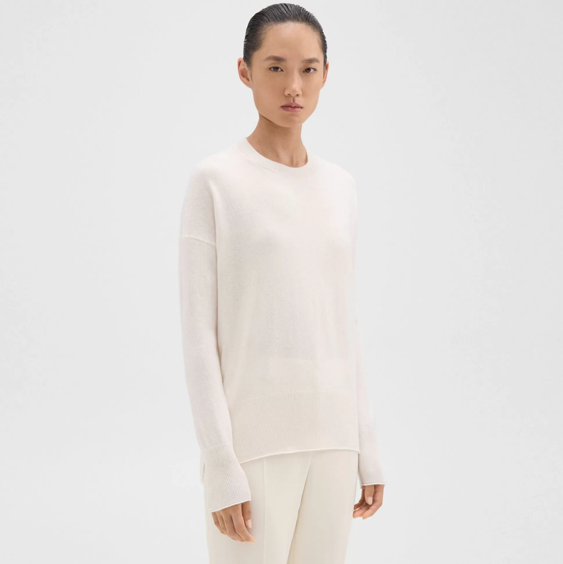 Theory Karenia Sweater In Cashmere-Women Sweaters + Cardigans