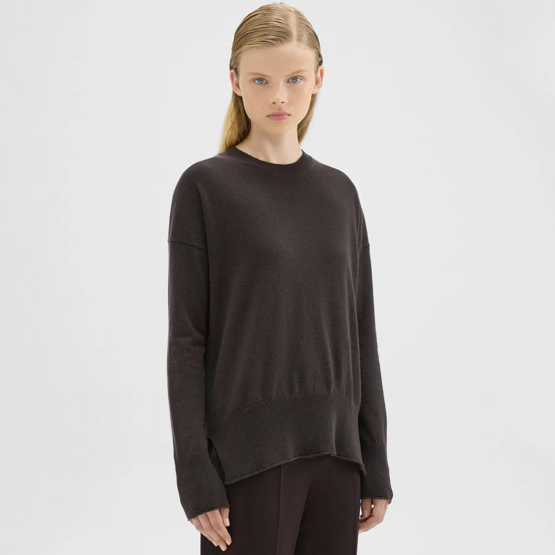 Theory Karenia Sweater In Cashmere-Women Sweaters + Cardigans