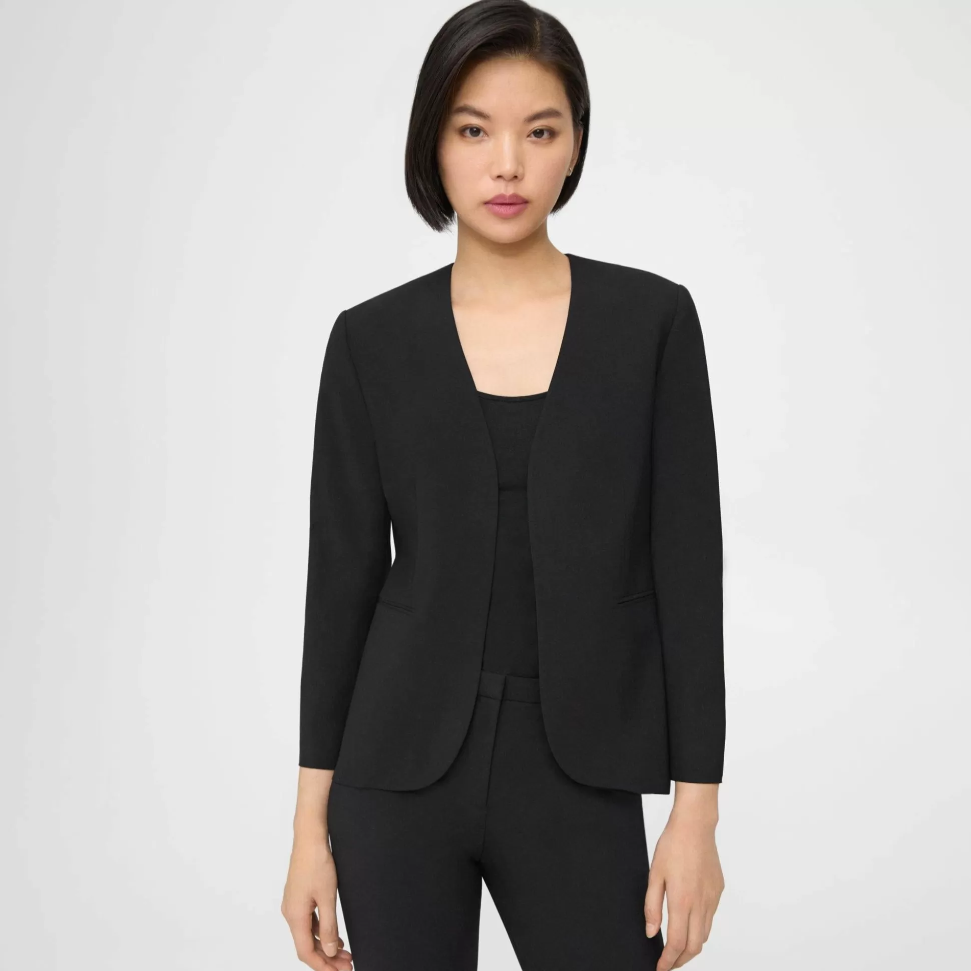 Theory Lindrayia Blazer In Good Wool-Women Suits | Blazers + Jackets