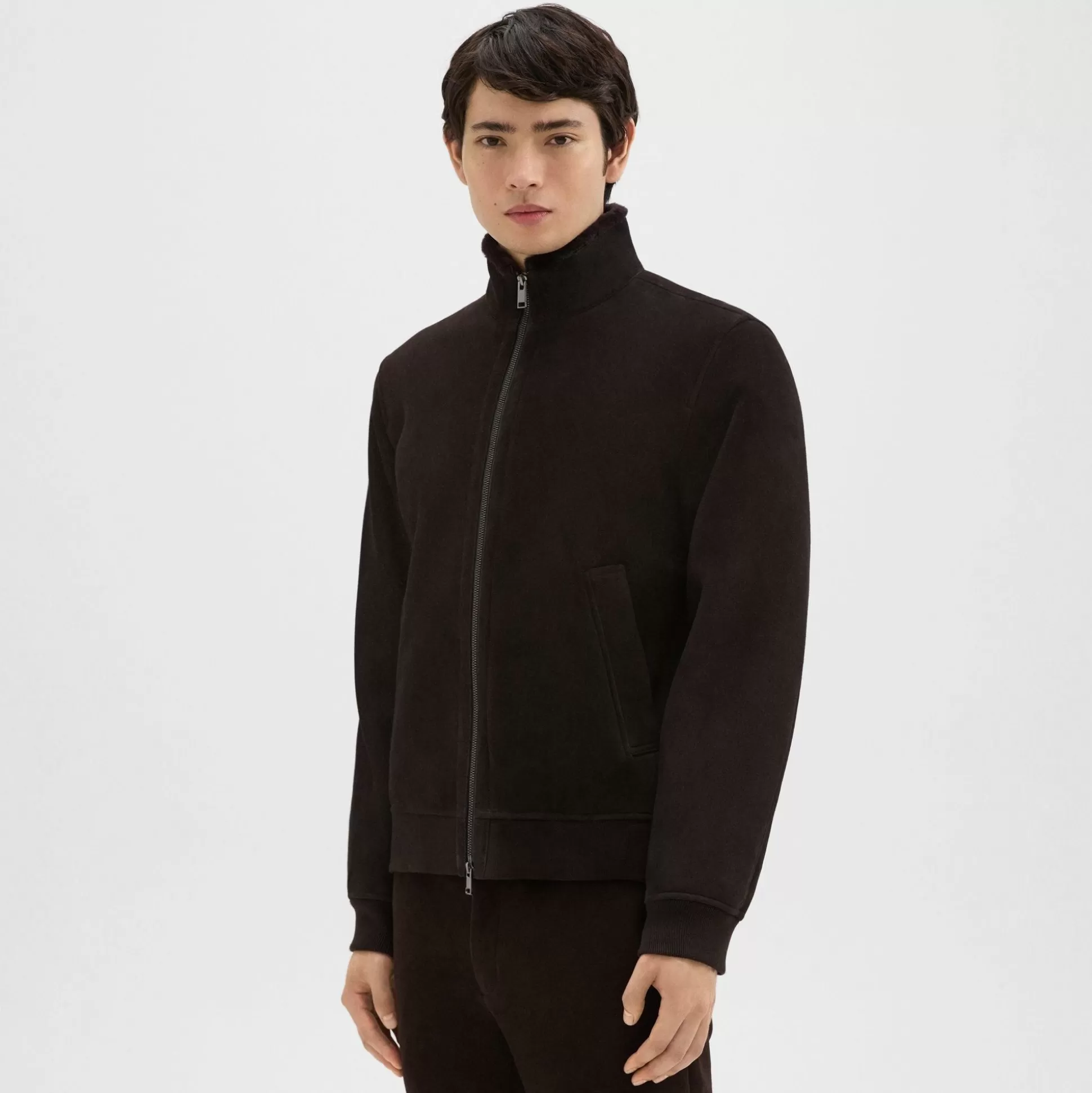 Theory Marco Jacket In Shearling-Men Outerwear